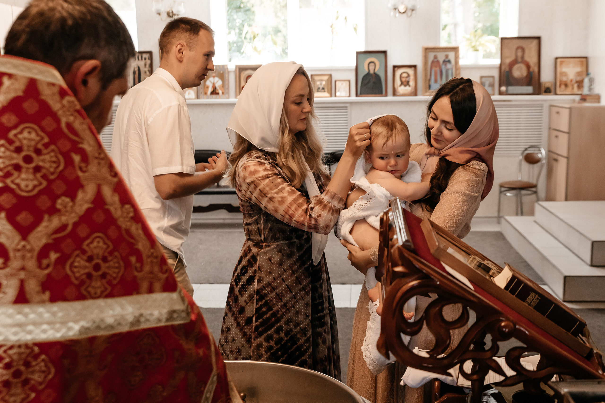 Крещение Никиты. Семейный фотограф Минск Усова Ольга
