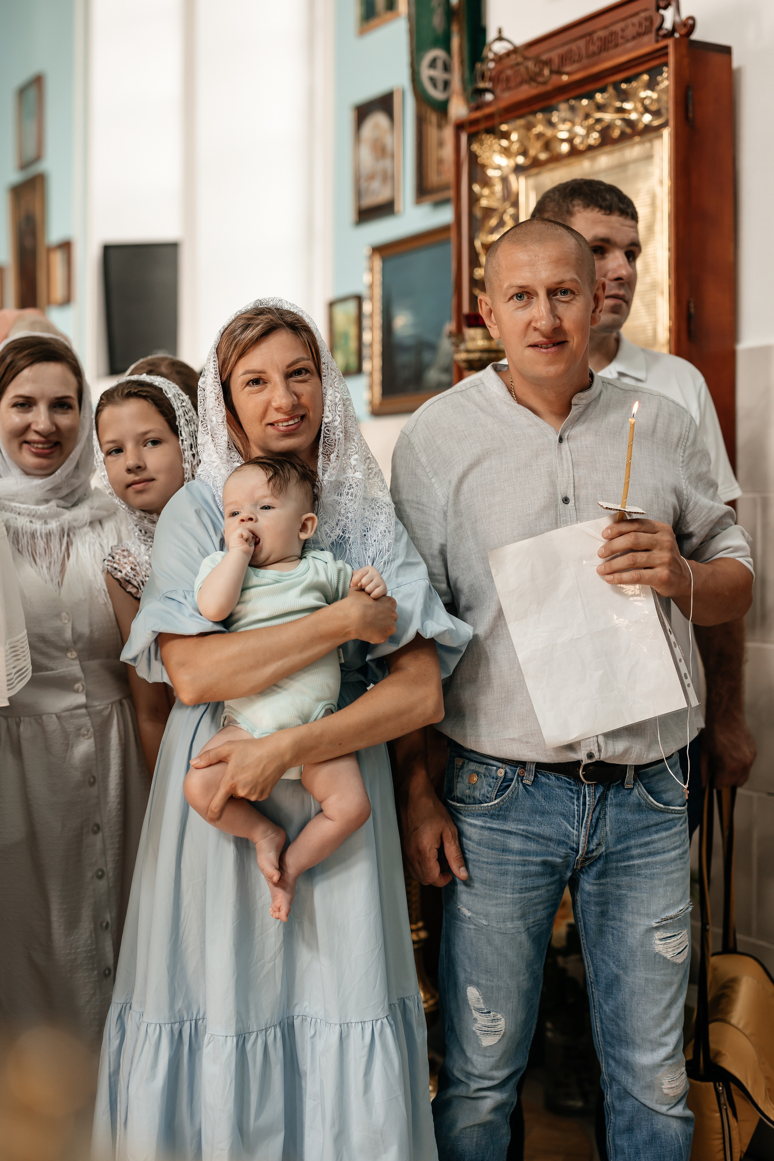 Крещение Никиты. Семейный фотограф Минск Усова Ольга