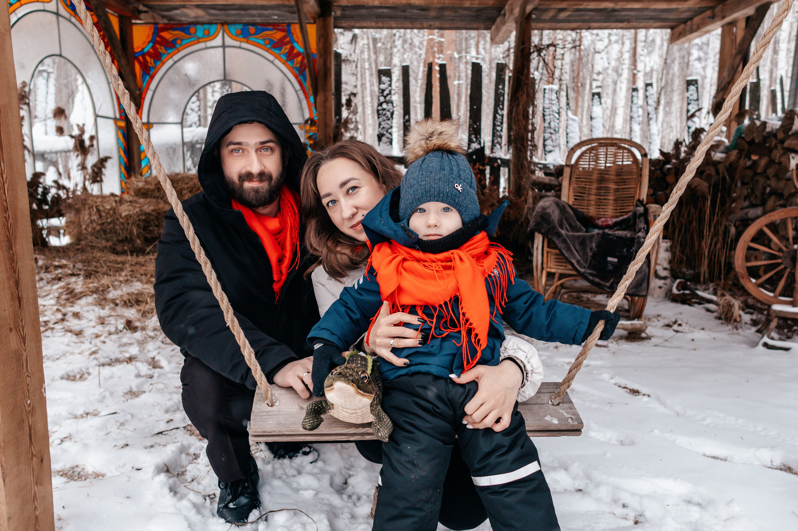 Семейная новогодняя фотосессия, Екатеринбург. Фотограф в Екатеринбурге Пойгина Елена
