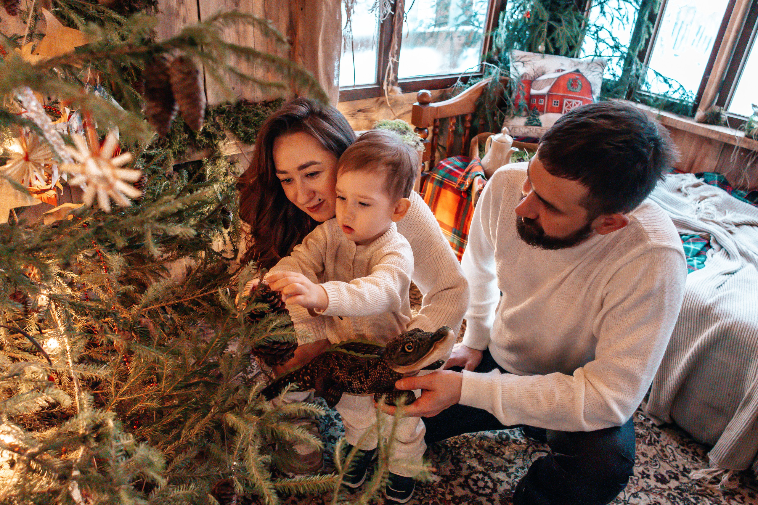 Семейная новогодняя фотосессия, Екатеринбург. Фотограф в Екатеринбурге Пойгина Елена