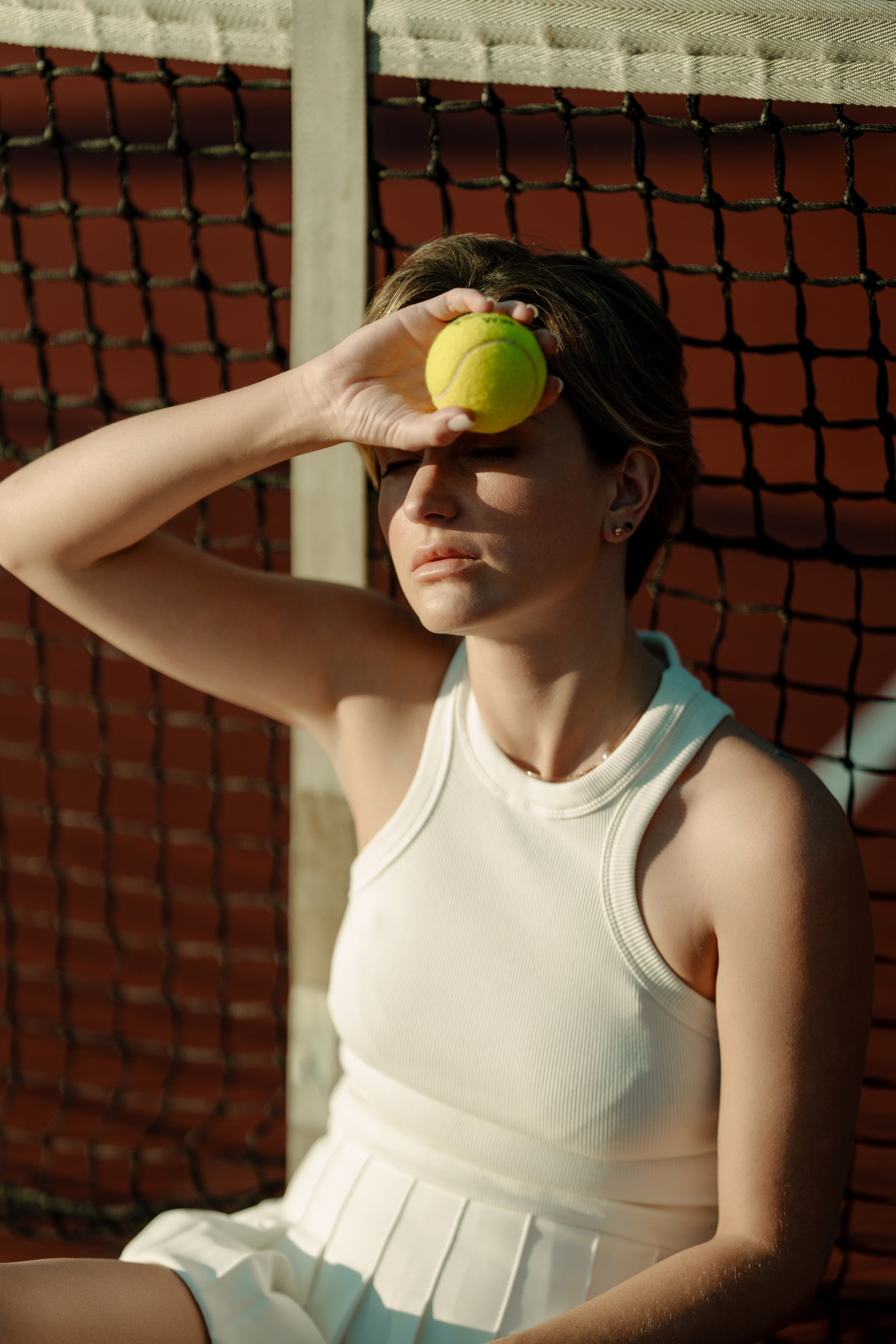 фотосессия на теннисном корте