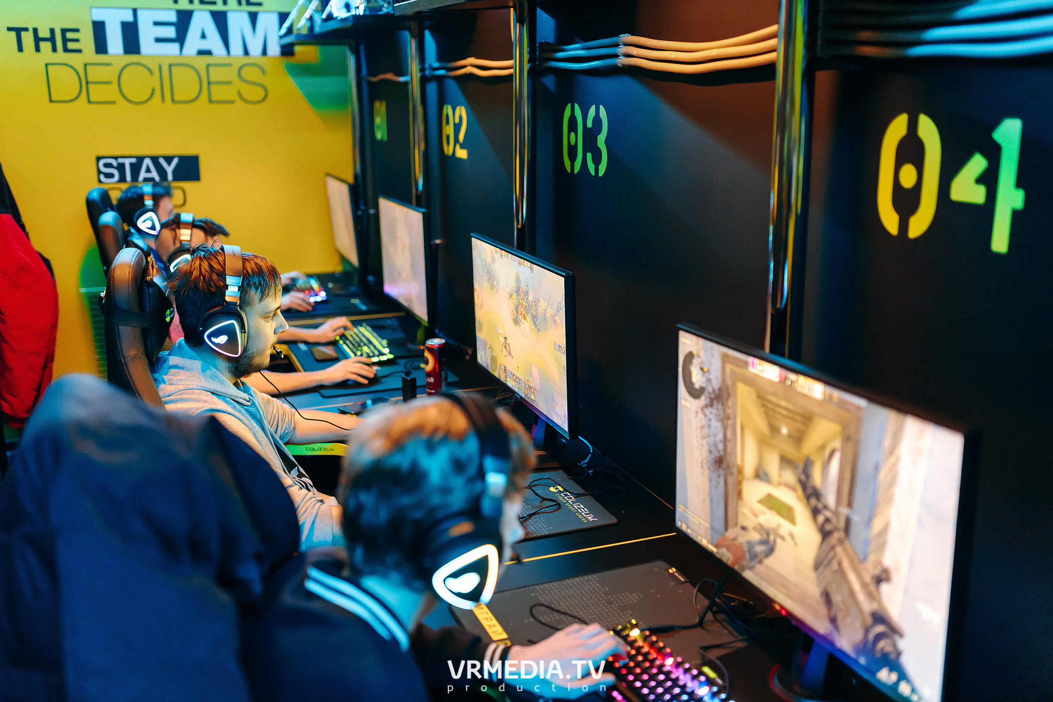 Открытие киберспортивной арены «Colizeum»