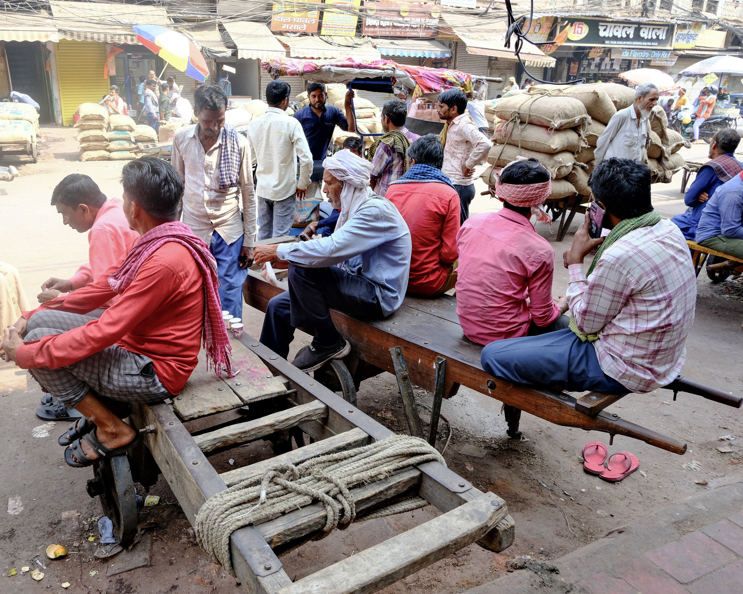 Дели: Рынок и Трущобы. Фотографии из путешествий