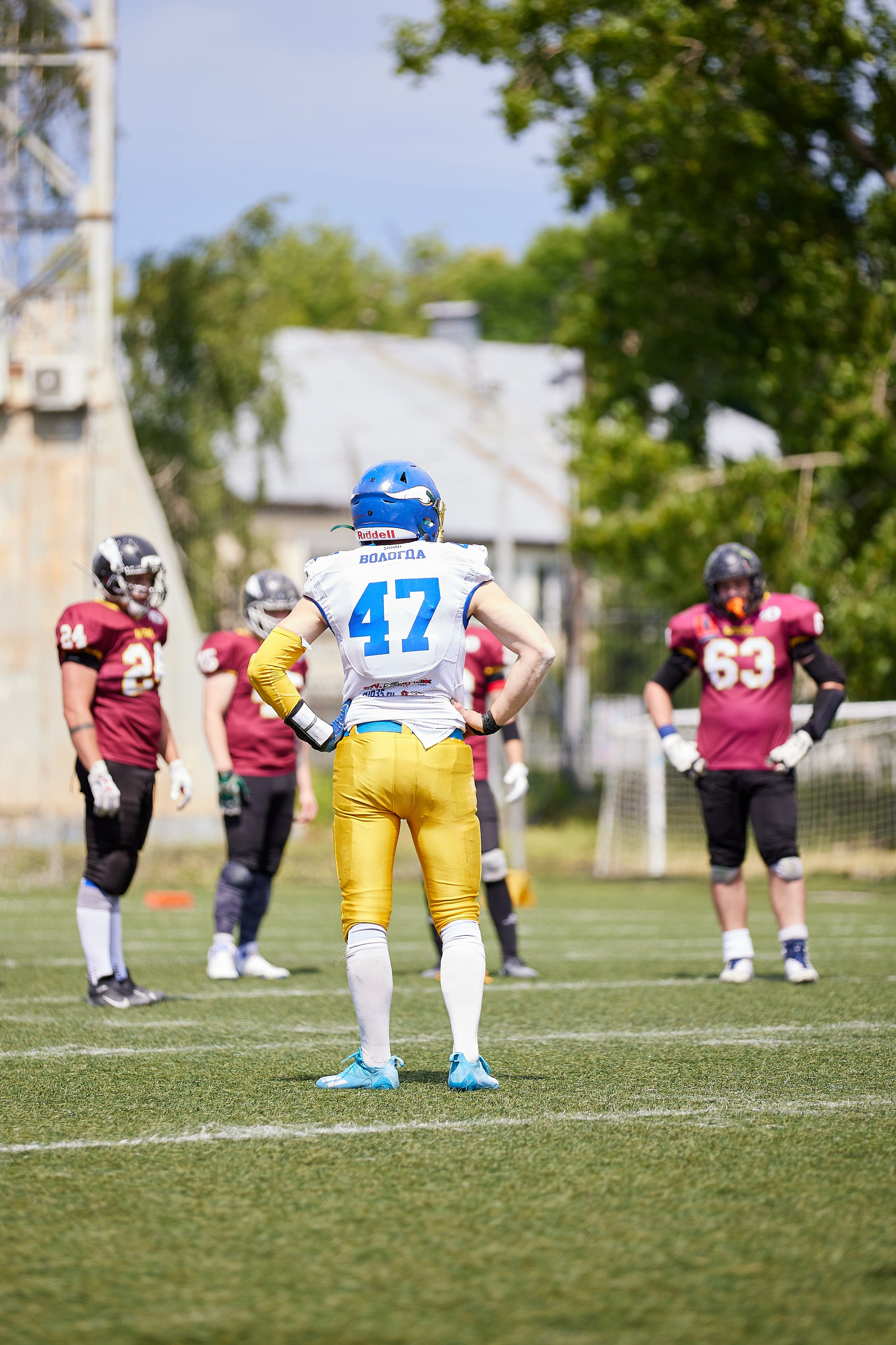 Американский футбол. Матч Чемпионата России — Апачи-Викинги. Светлана Родионова — фотограф спортивный и не только