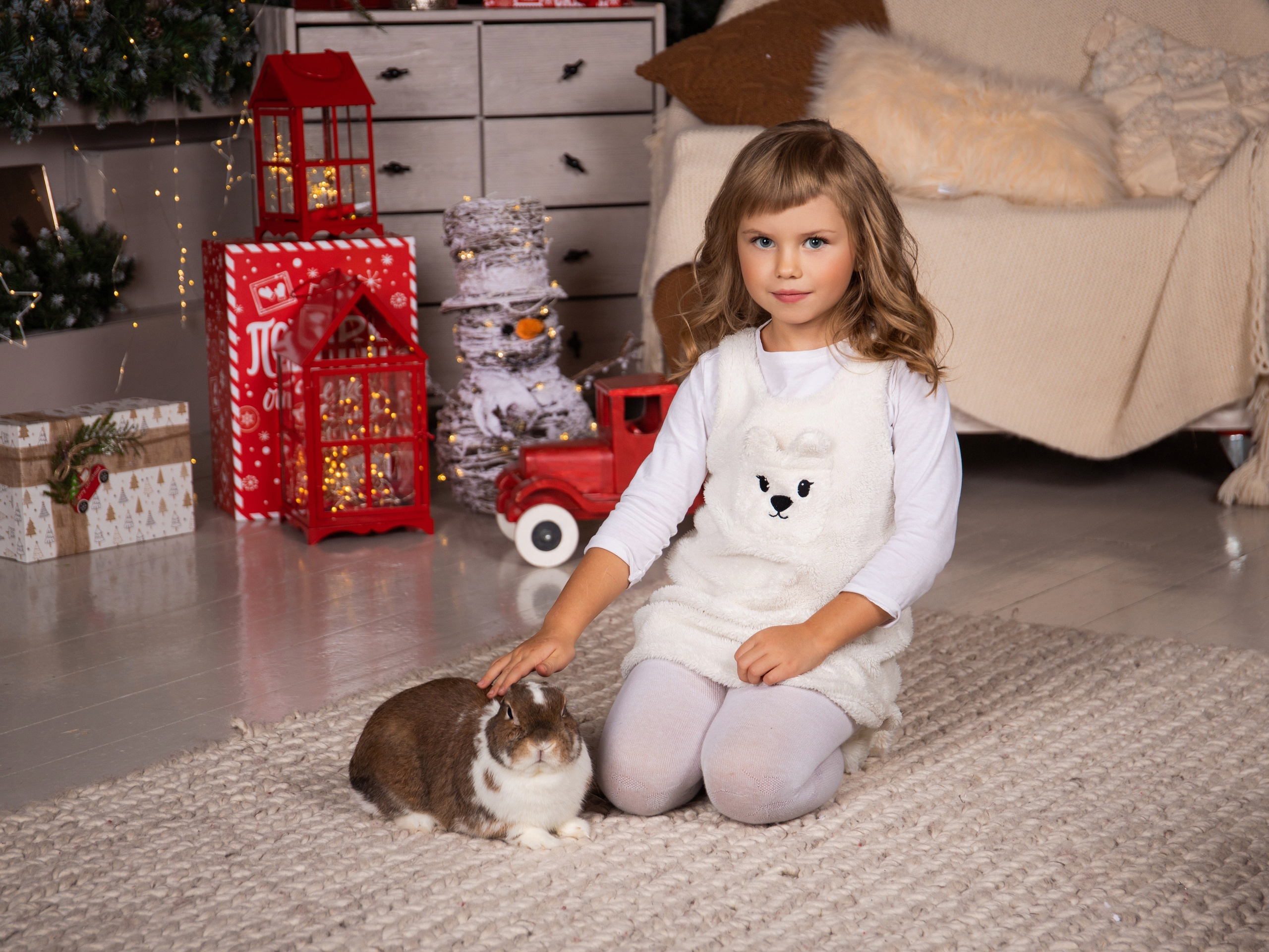 Новогодняя семейная съемка в студии. Свадебный и семейный фотограф в Москве Мила Широких