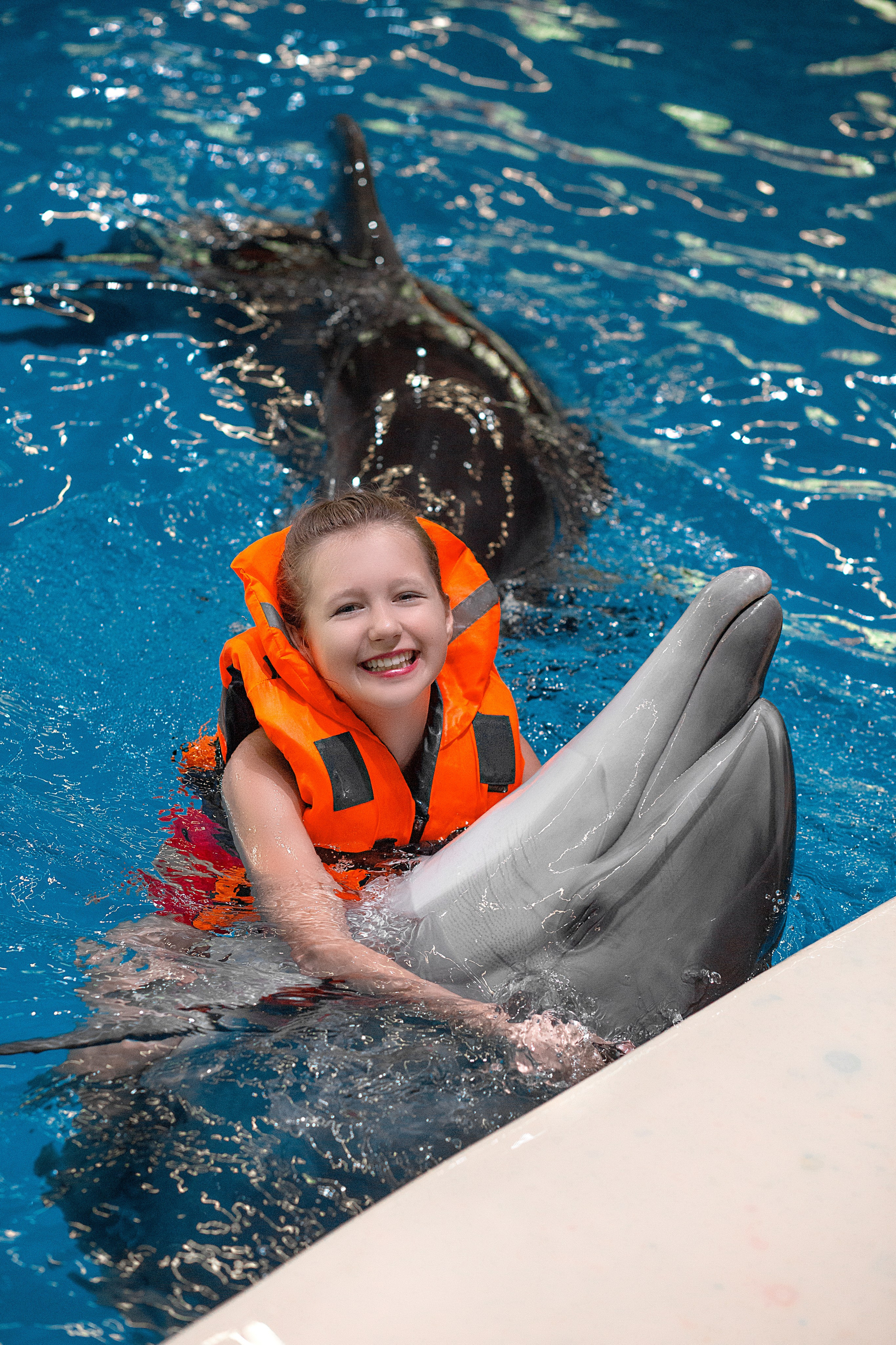 Катя и дельфины. Фотосессия с лошадьми в Нижнем Новгороде