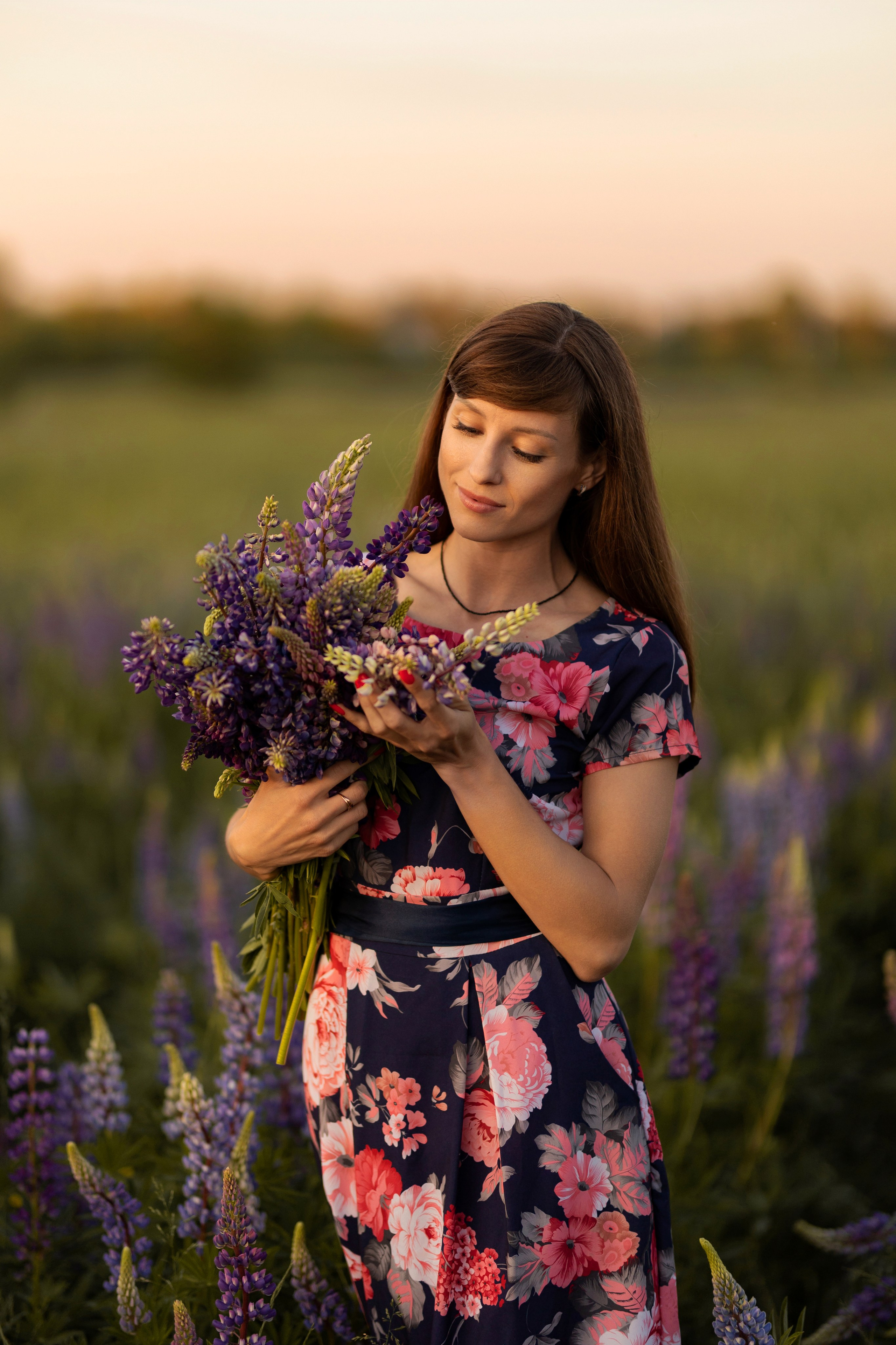 Фотосессия с люпинами. Семейный и свадебный фотограф в Санкт-Петербурге Татьяна Швыкова