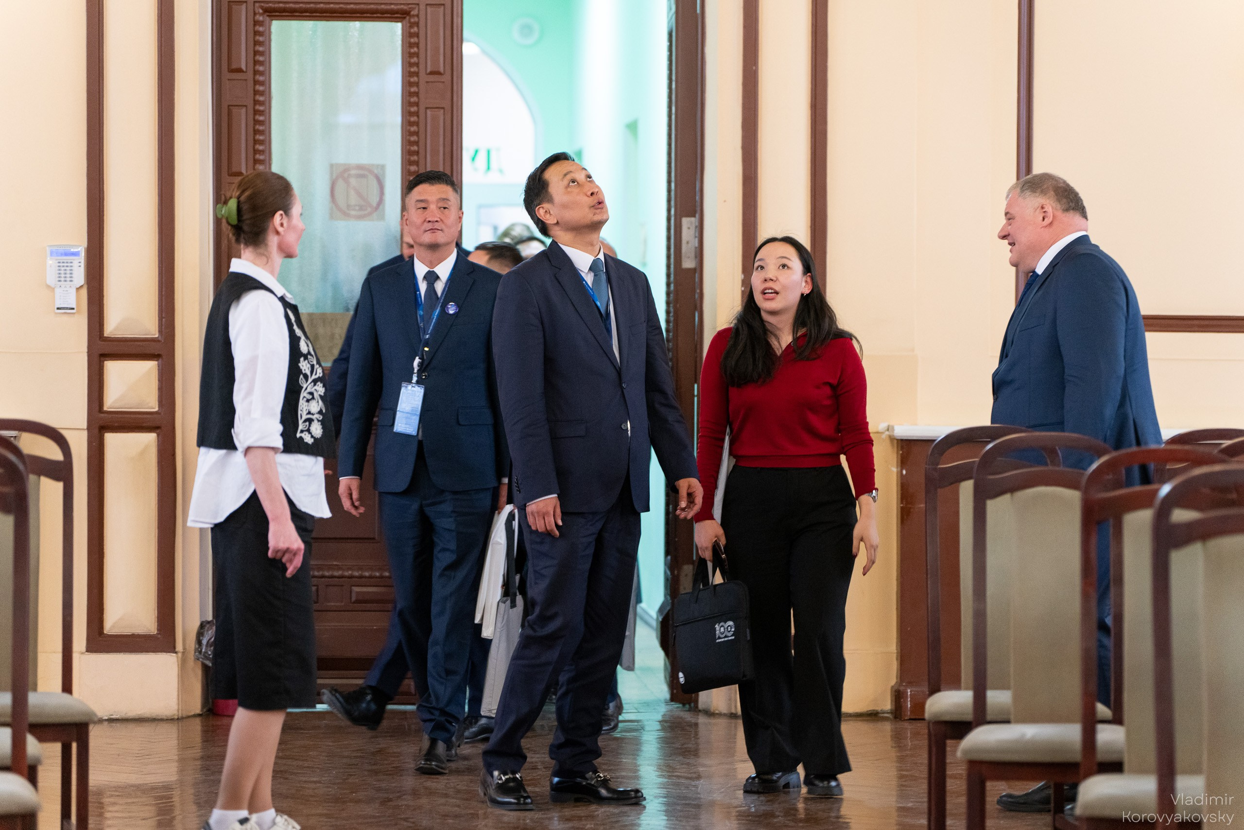 Совещание руководства ПГУПС с Делегациями Исполнительного агентства Правительства Монголии и делегацией АО «УБЖД». Фотограф Владимир Коровяковский