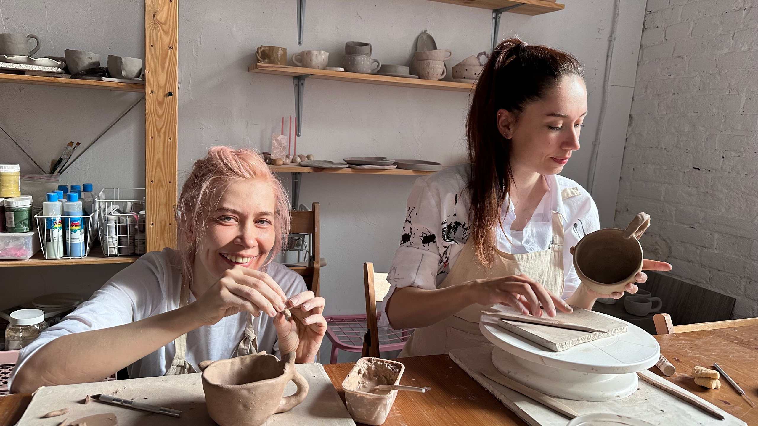 МК в студии керамики VALERDE. Фотограф Екатерина Козловская