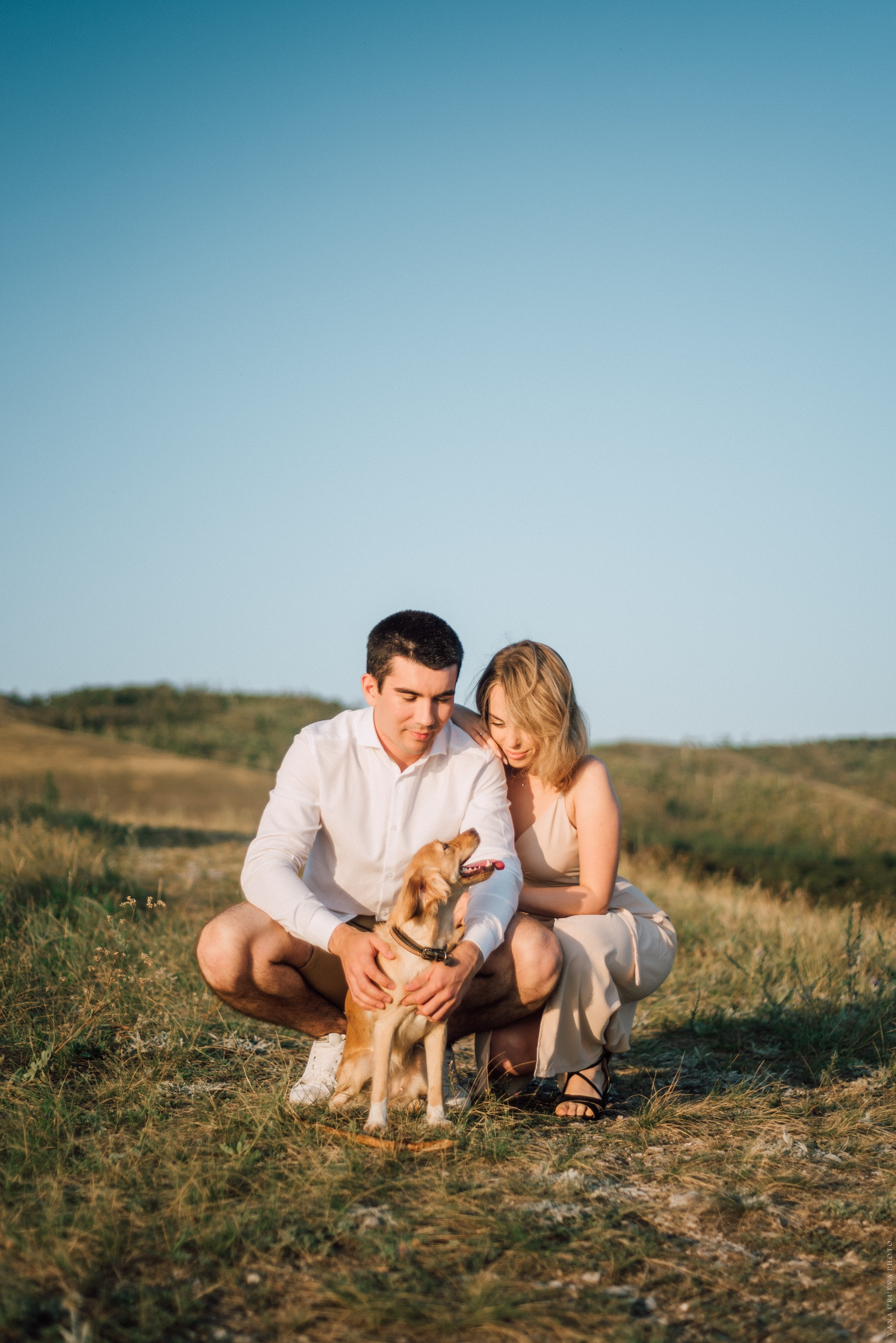 парень и девушка и их собака