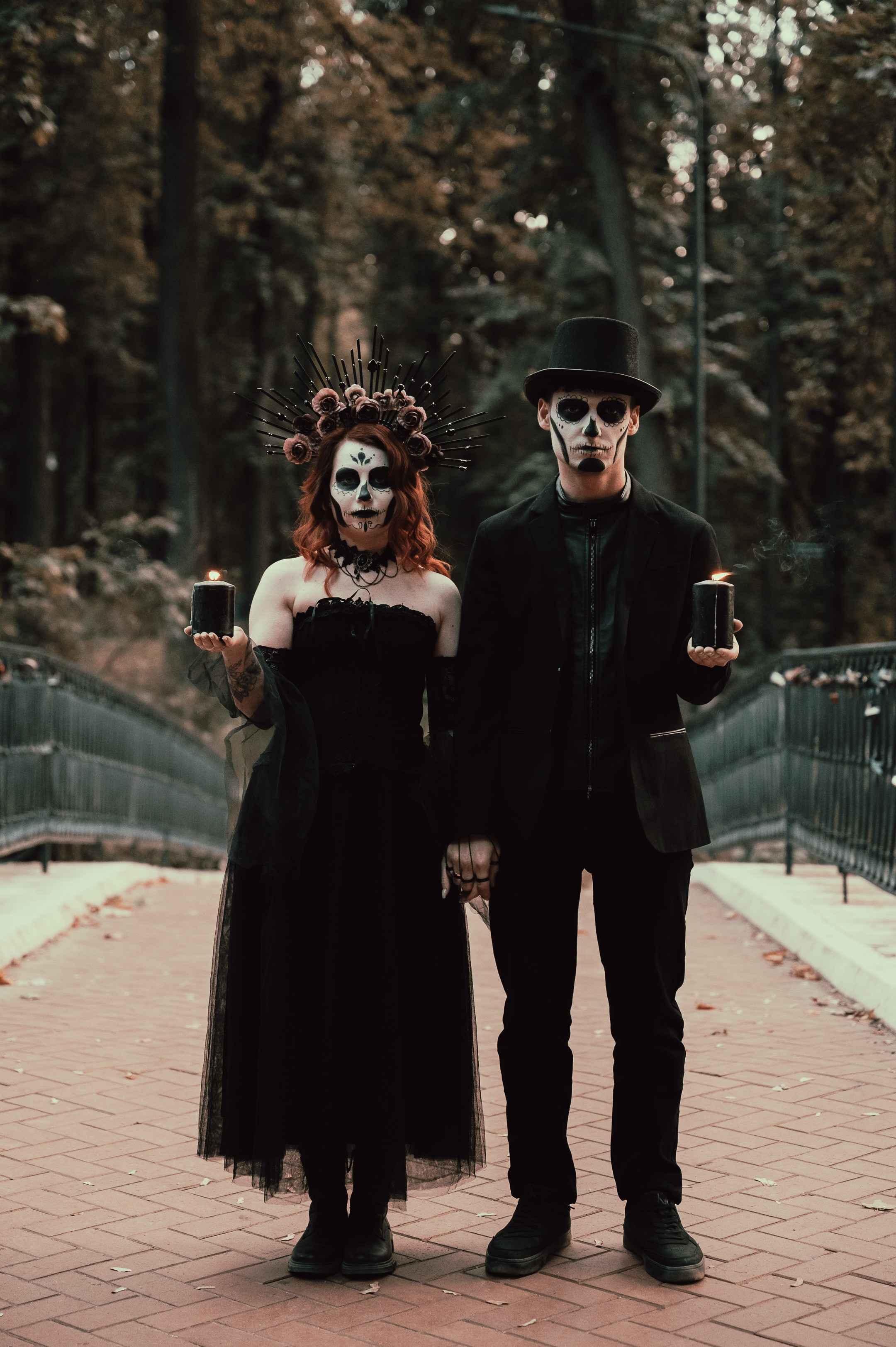 Halloween (Roman and Natalia). Photographer in Moscow Anna Chistiakova