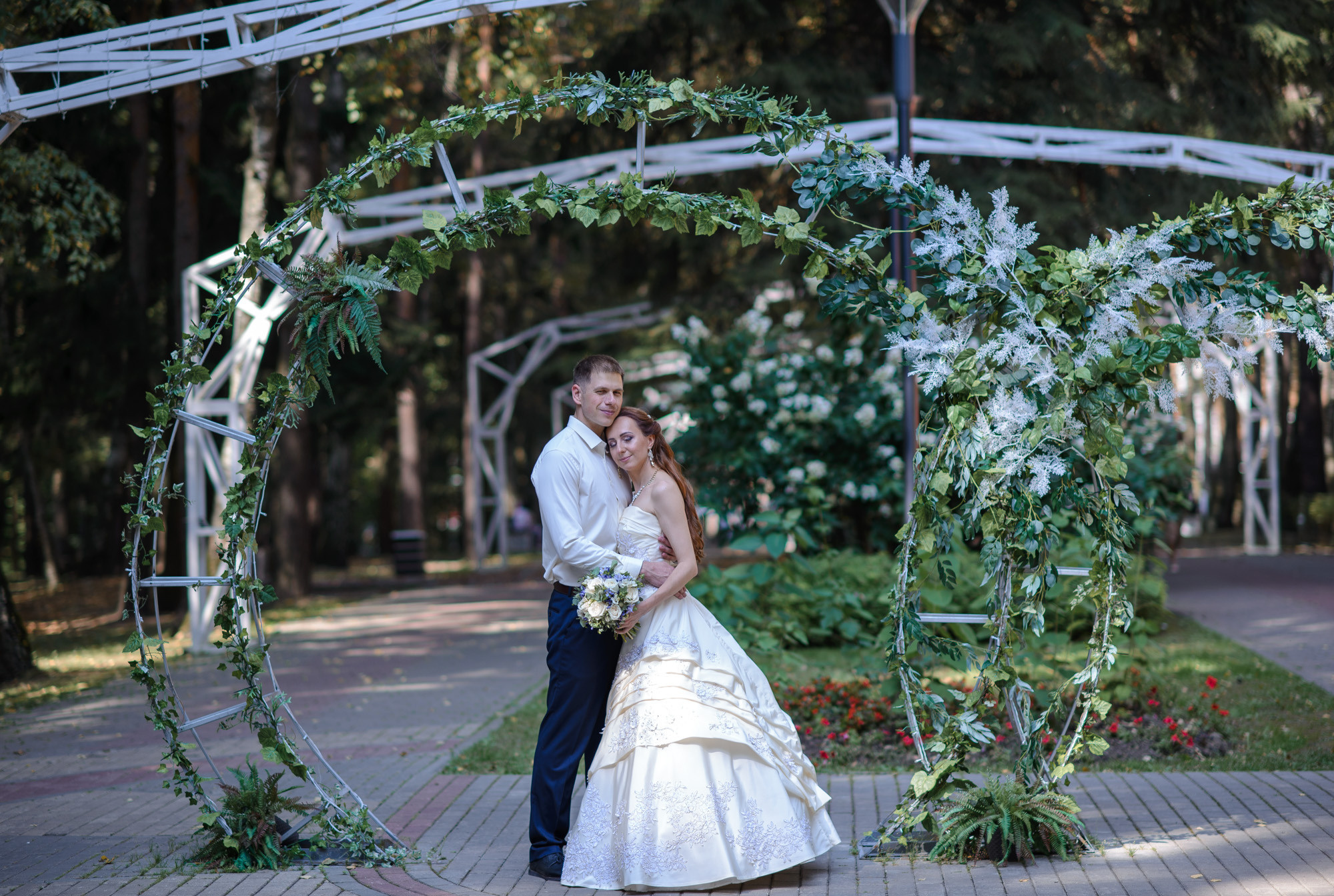 Жаркая свадьба в августе. Семейный фотограф в Домодедово и Москве Елена Пичугина