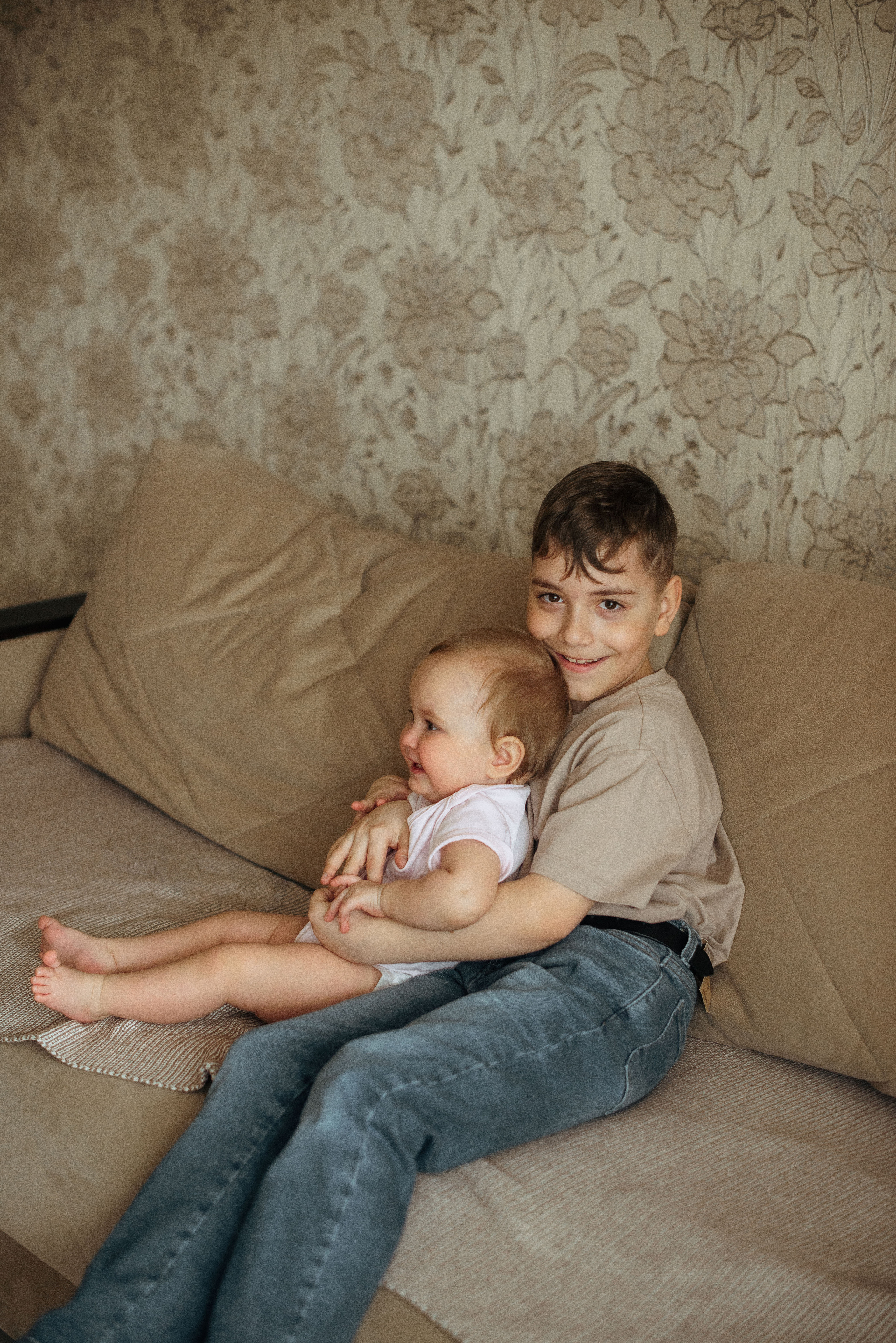 Домашняя съёмка годовасия. Семейный фотограф в Домодедово и Москве Елена Пичугина