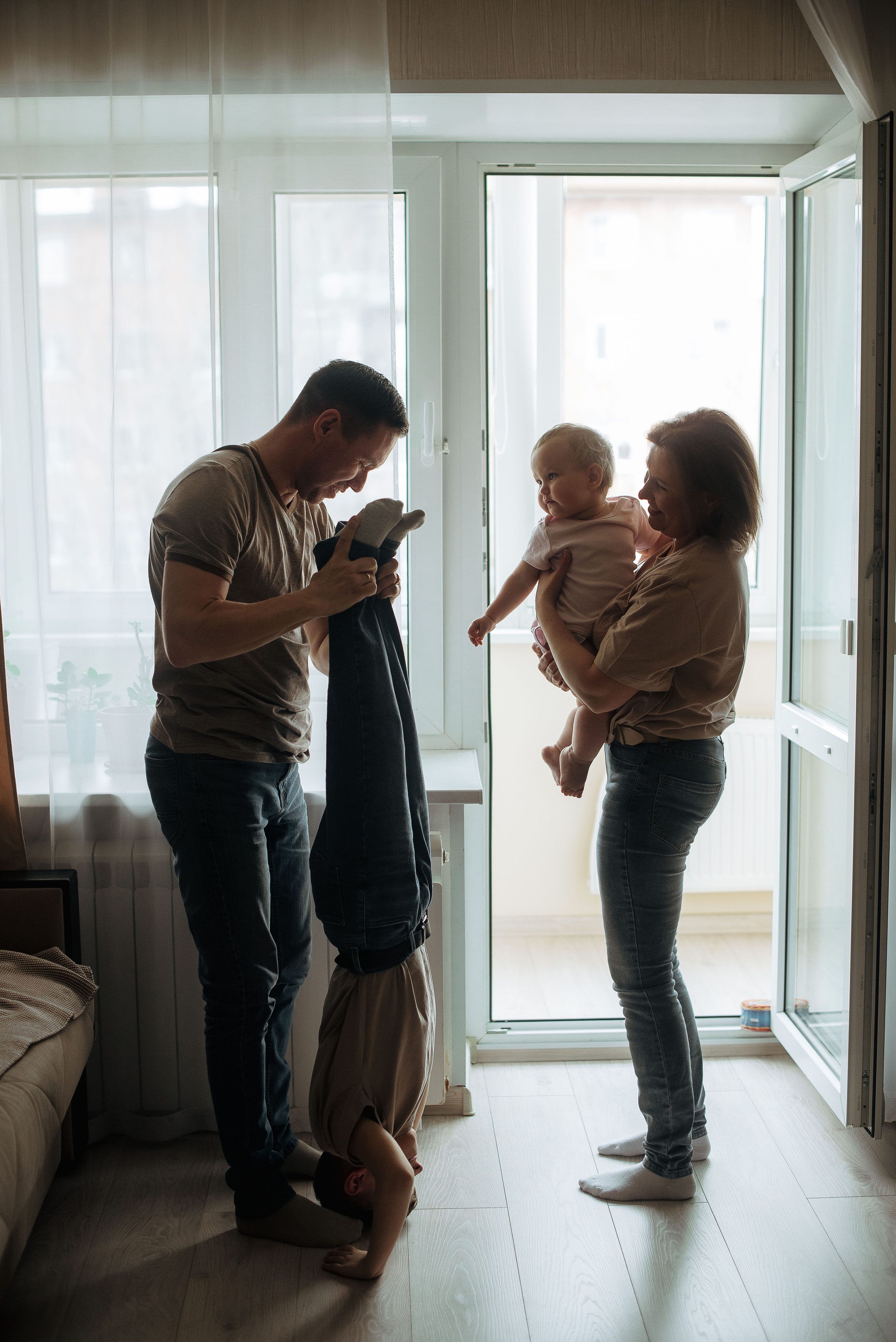Домашняя съёмка годовасия. Семейный фотограф в Домодедово и Москве Елена Пичугина