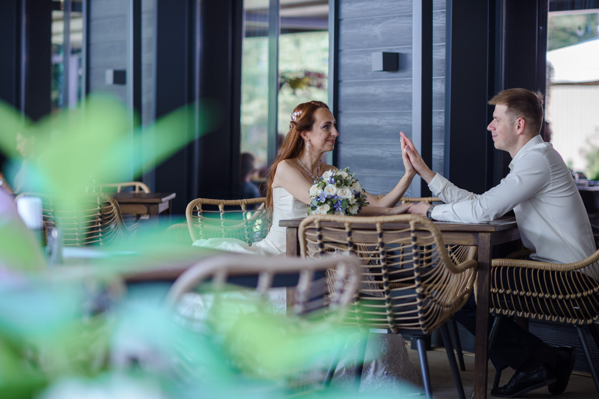 Жаркая свадьба в августе. Семейный фотограф в Домодедово и Москве Елена Пичугина