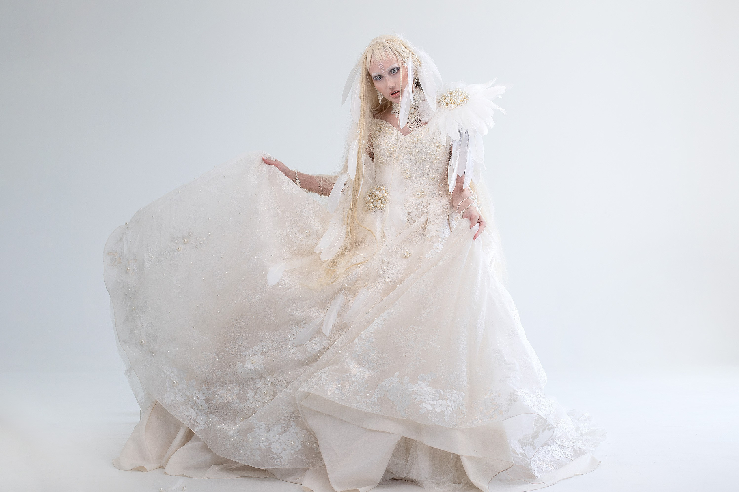 Фотопроект «Жемчужный лебедь». Женский и портретный фотограф Мила Прошина. Краснодаар