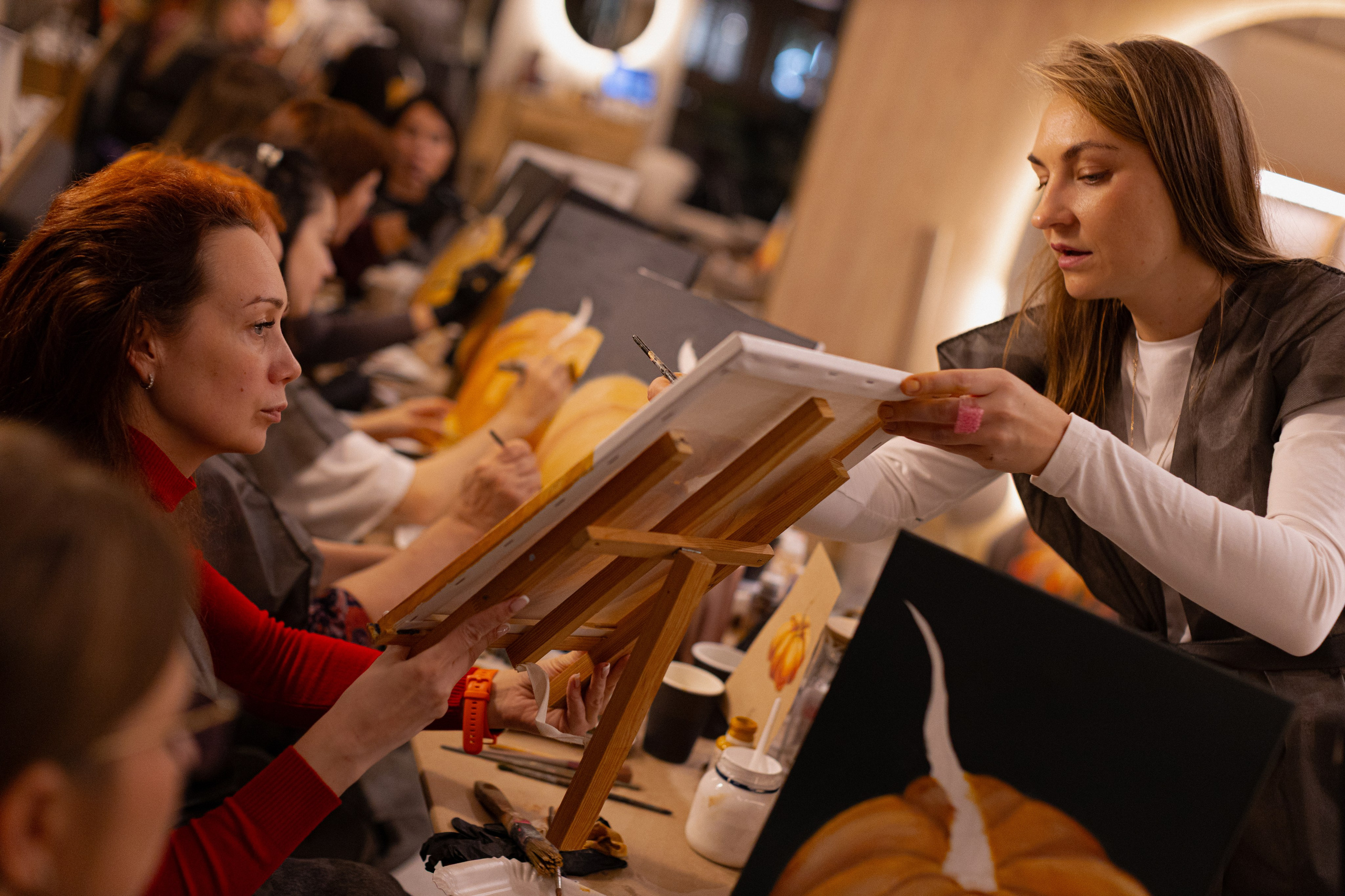 МК Тыква в кафе Здрасте. Анастасия Ракчеева Художник