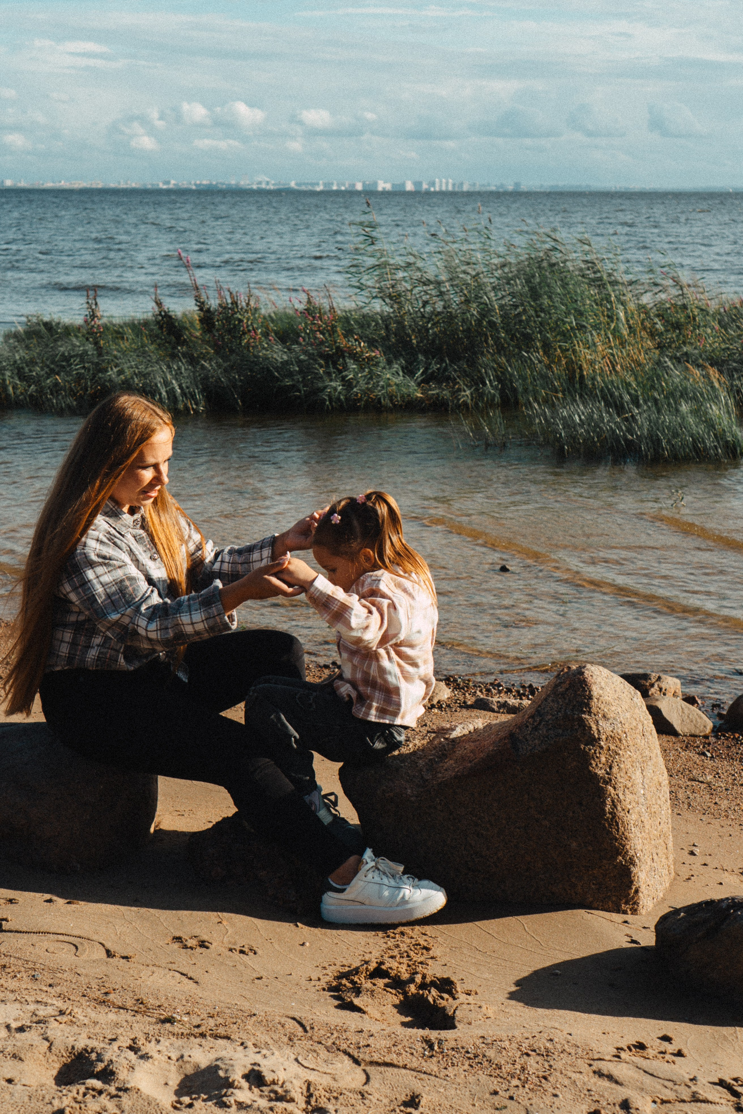 МАМА И ДОЧКА НА ФИНСКОМ ЗАЛИВЕ. Профессиональный фотограф, Санкт-Петербург — Виктория Богомолова