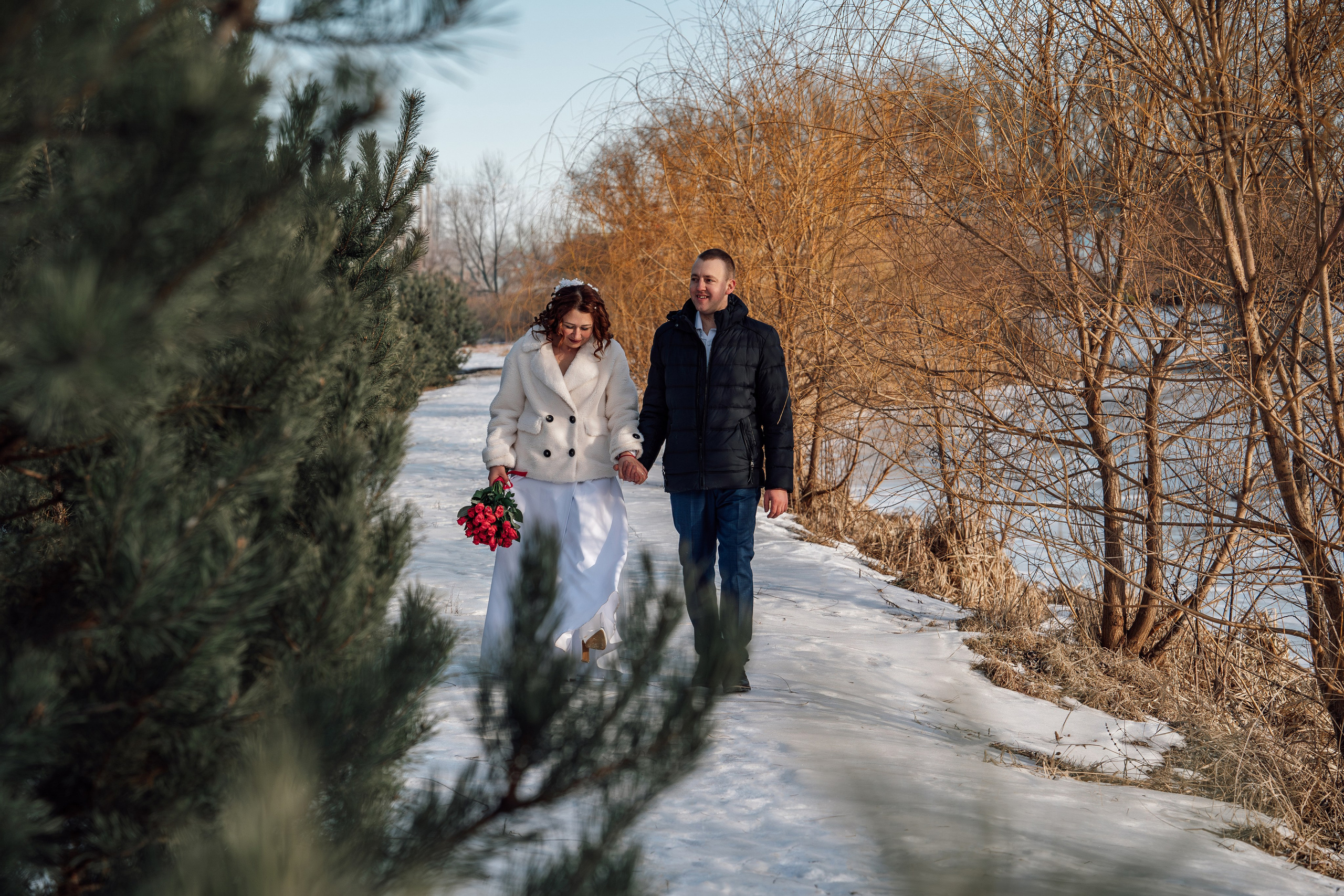 Зимняя свадьба Алексея и Марины. Фотограф Юлия Паськова, город Бирюч