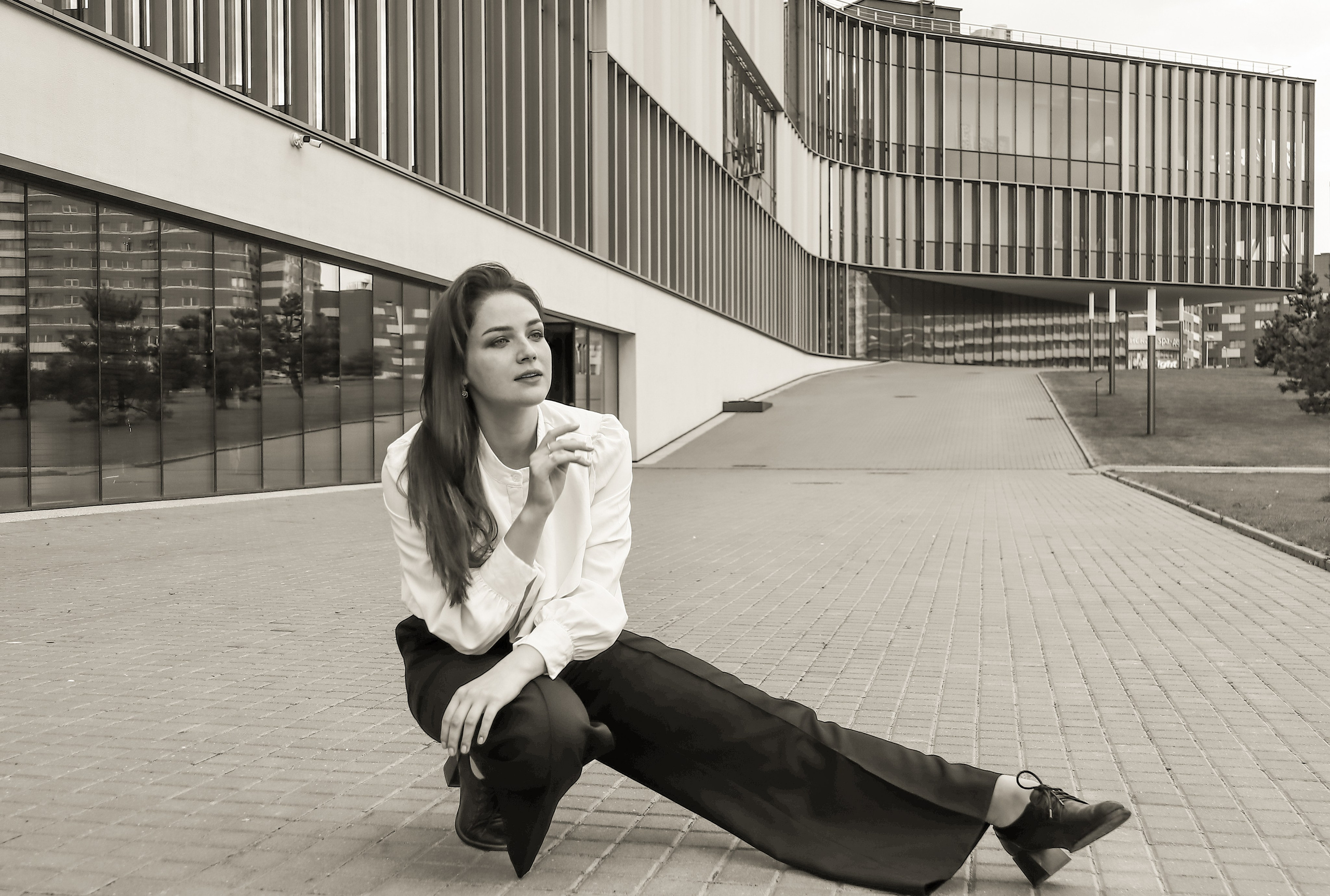 Ритмы архитектурных объектов (пр-т Победителей, Минск). Алексей Климков. Фотограф для Вашего бизнеса и частных съемок в Минске и по Беларуси