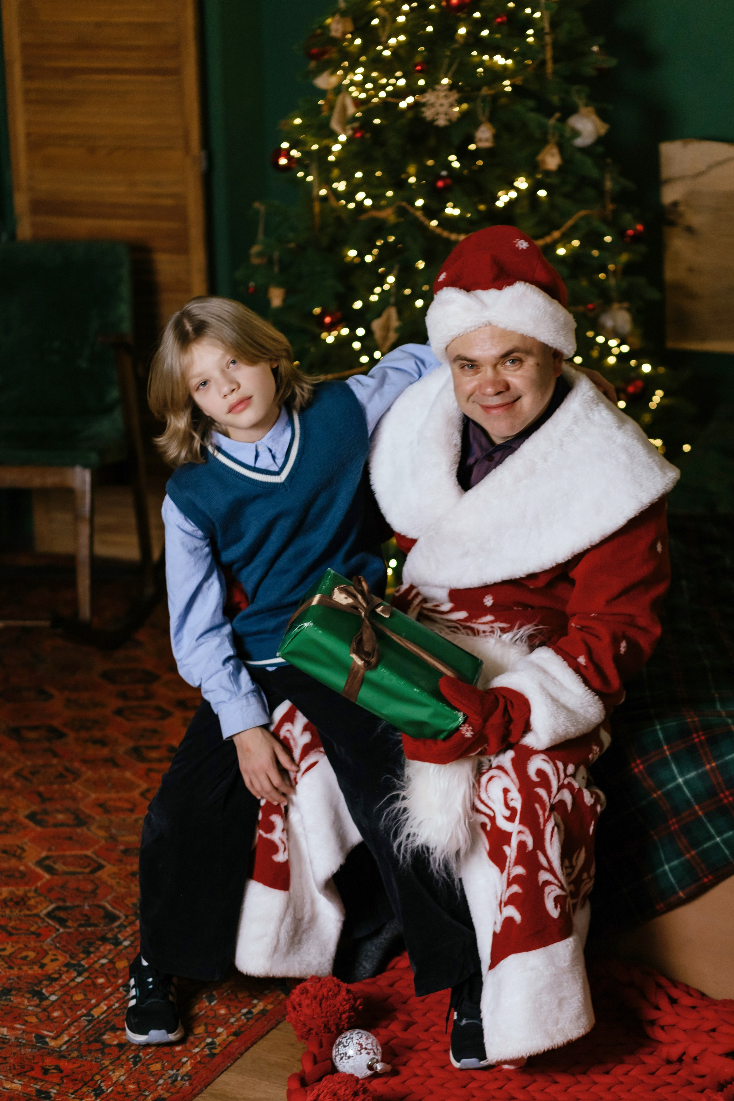 Новогодняя. Blenda photostudio. Семейный фотограф в Минске Приболовец Светлана