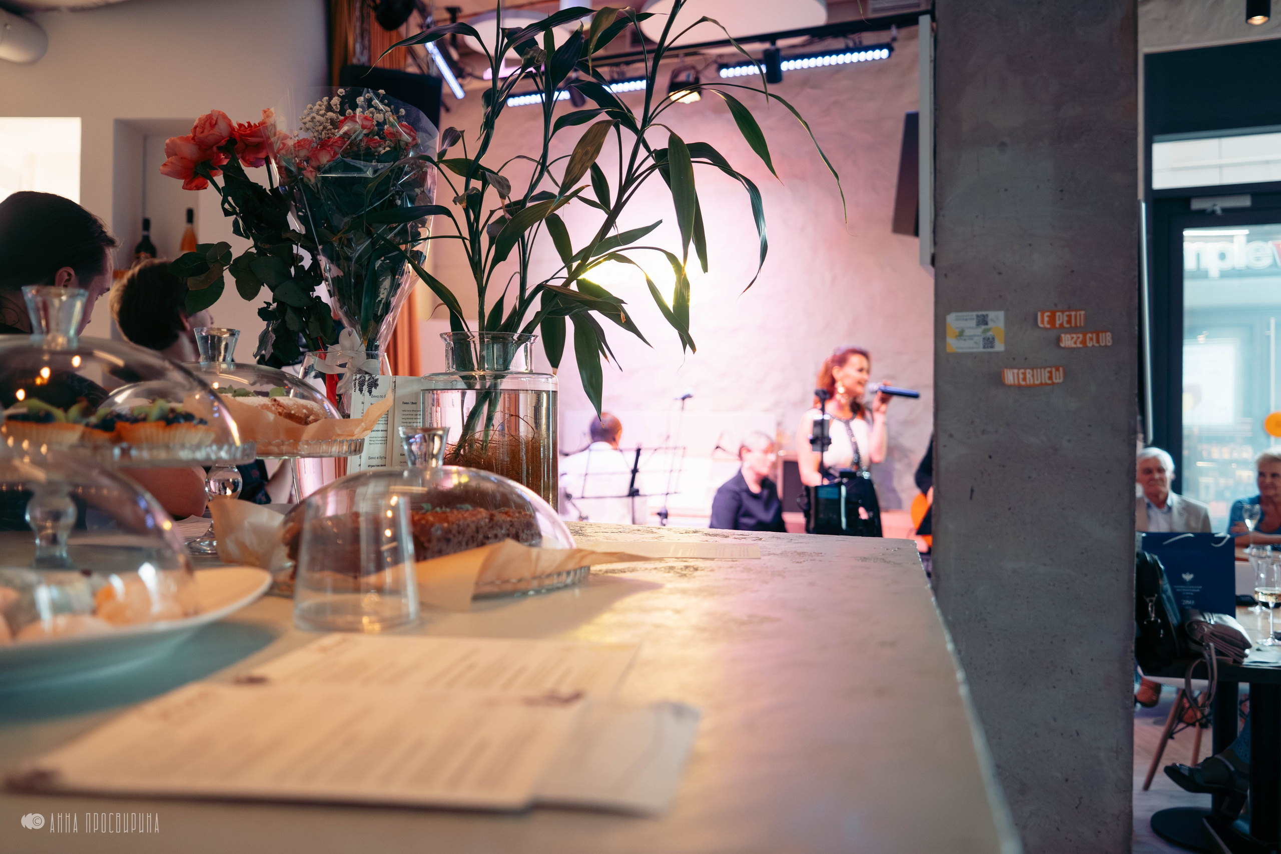 Джазовый концерт, бар Interview. Ваш фотограф в Санкт-Петербурге Анна Просвирина