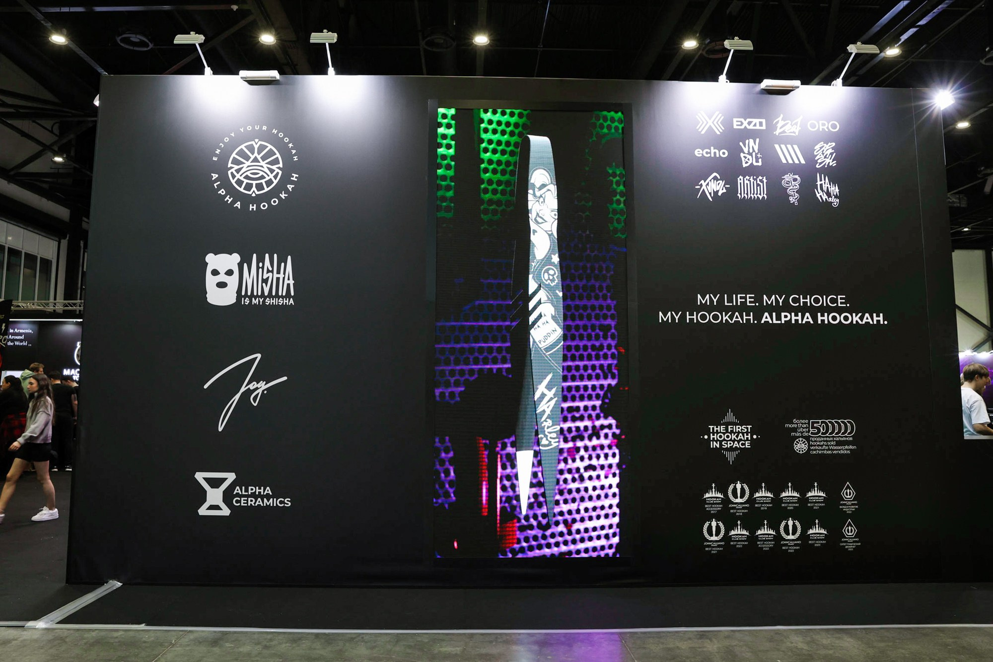 Застройка Hookah Club Show. Фотограф Дарья Попова