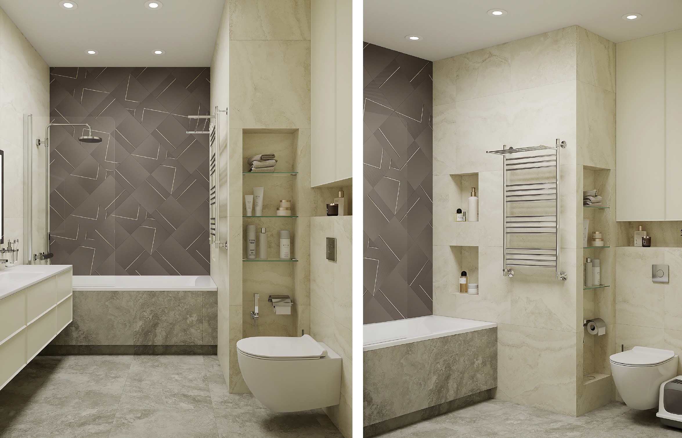 ванная комната, санузел, дизайн санузла, Италон