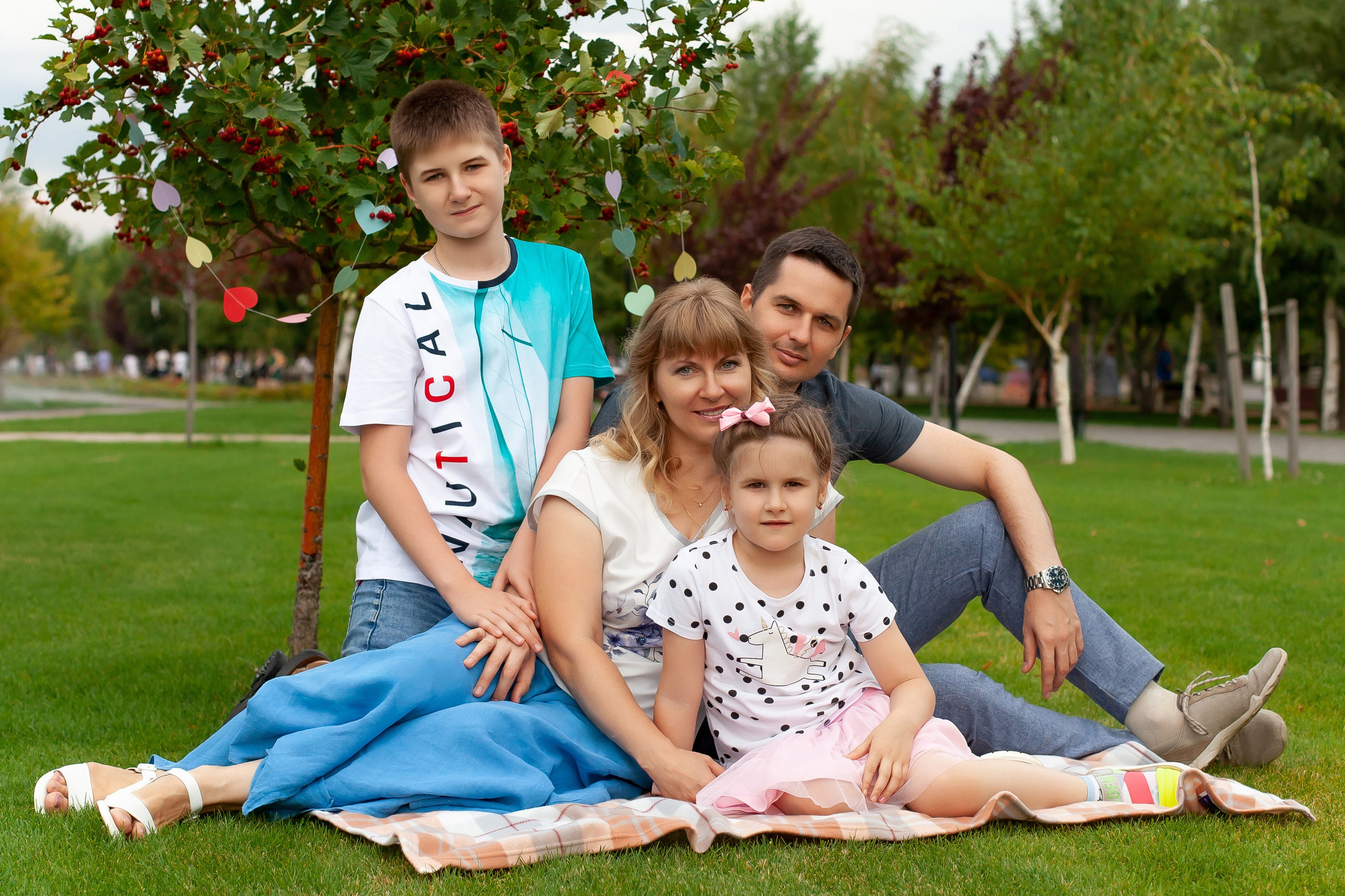 Семейная фотосессия в парке. Фотограф в Волгограде Норченко Светлана