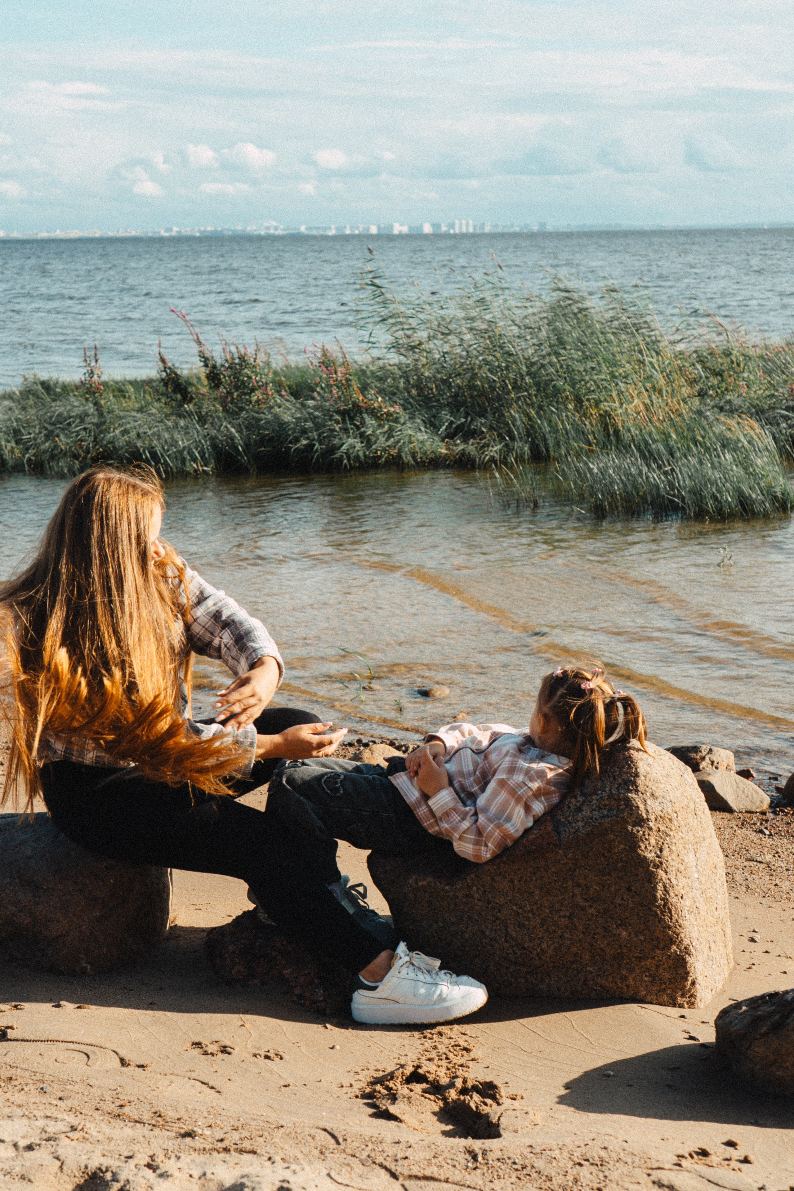 МАМА И ДОЧКА НА ФИНСКОМ ЗАЛИВЕ. Профессиональный фотограф, Санкт-Петербург — Виктория Богомолова