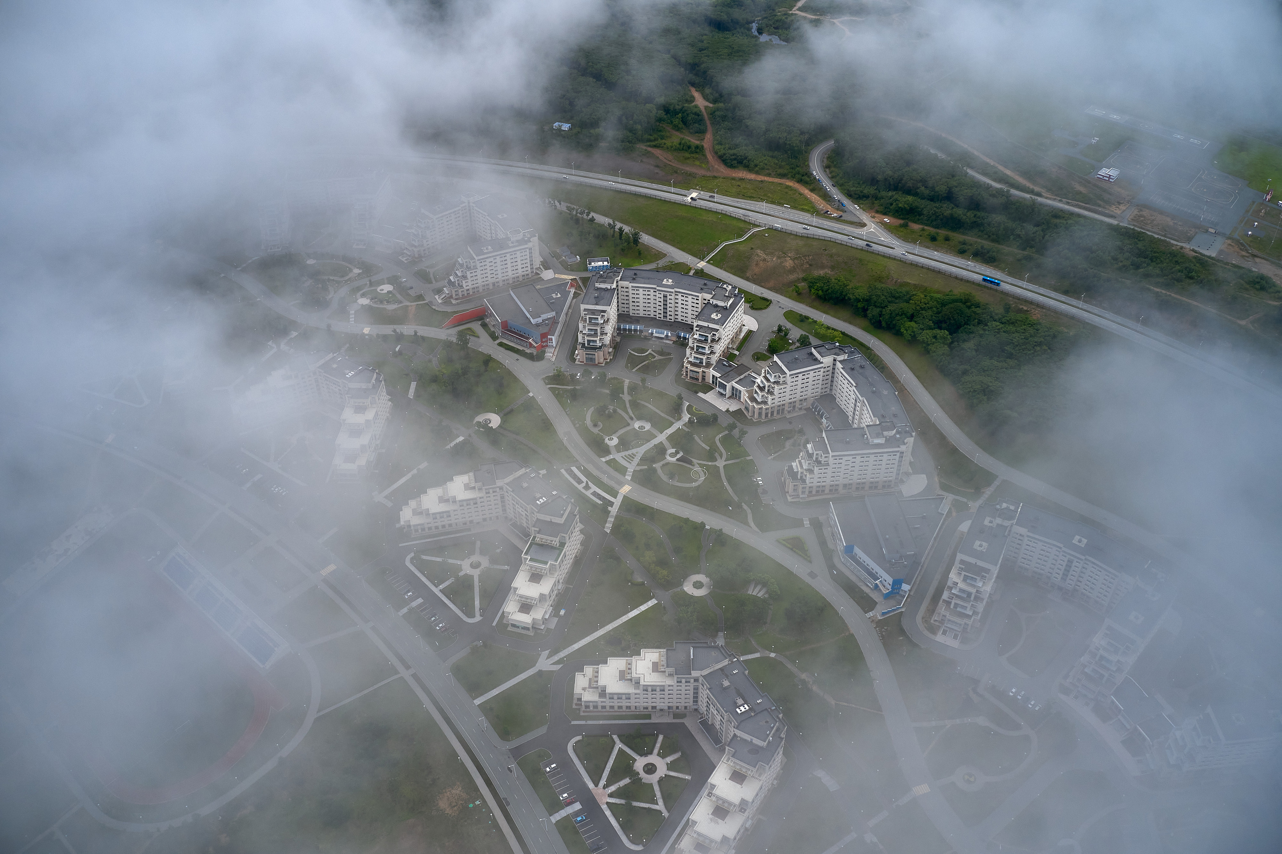 Аэросъёмка на дроны DJI и FPV во Владивостоке