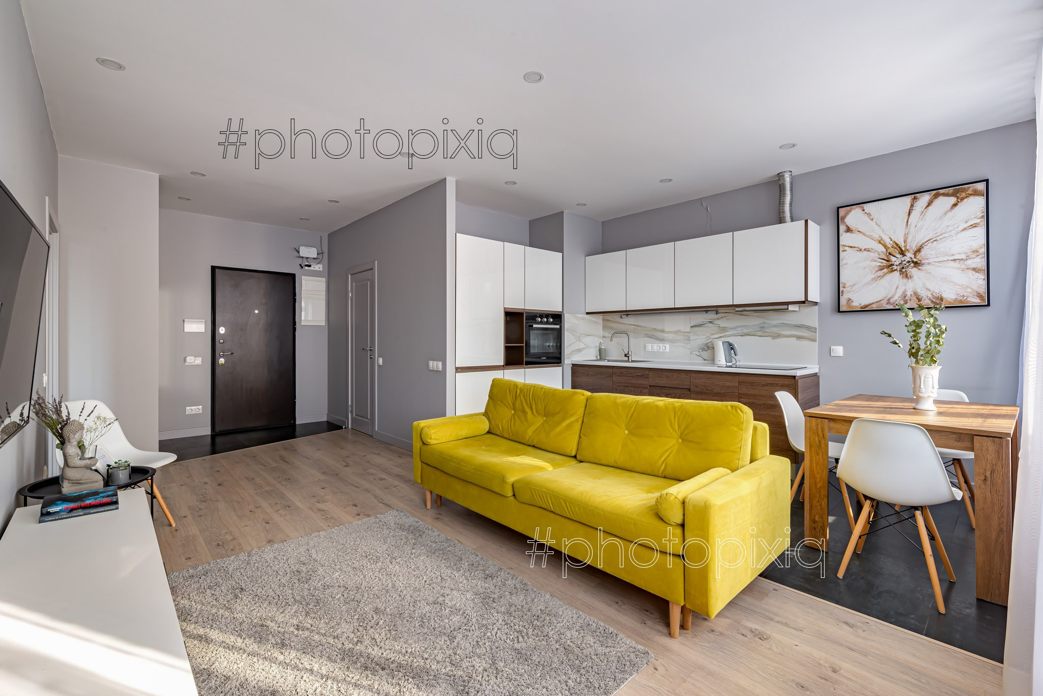 Фотосъёмка квартиры на Новодмитровской для аренды — Интерьерный фотограф Кузнецов Сергей. Хештег в поиске: #photopixiq