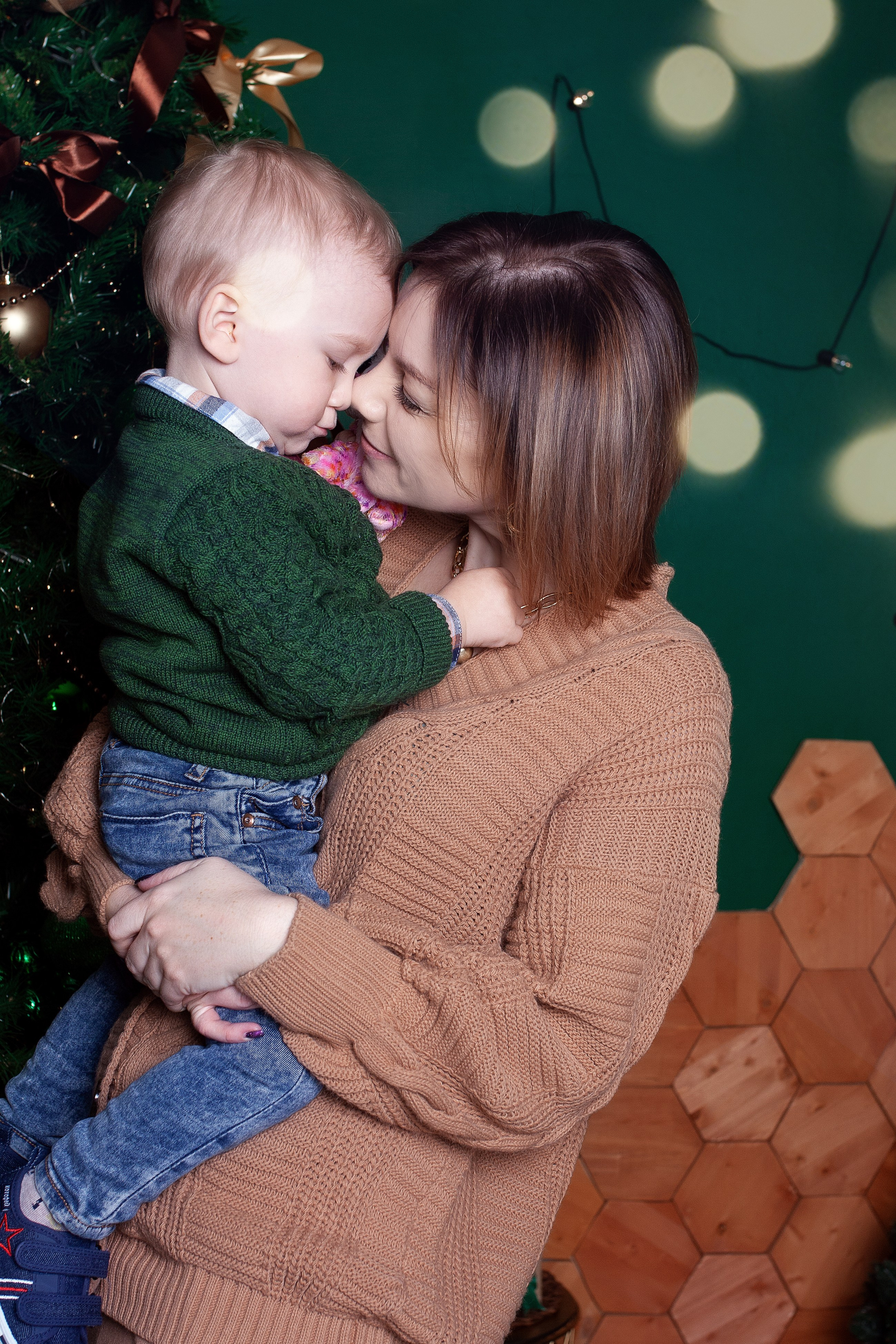 Маша, Алиса и Костя. Новогодняя съёмка. Профессиональный фотограф, Москва |Видное Елена Елизарова