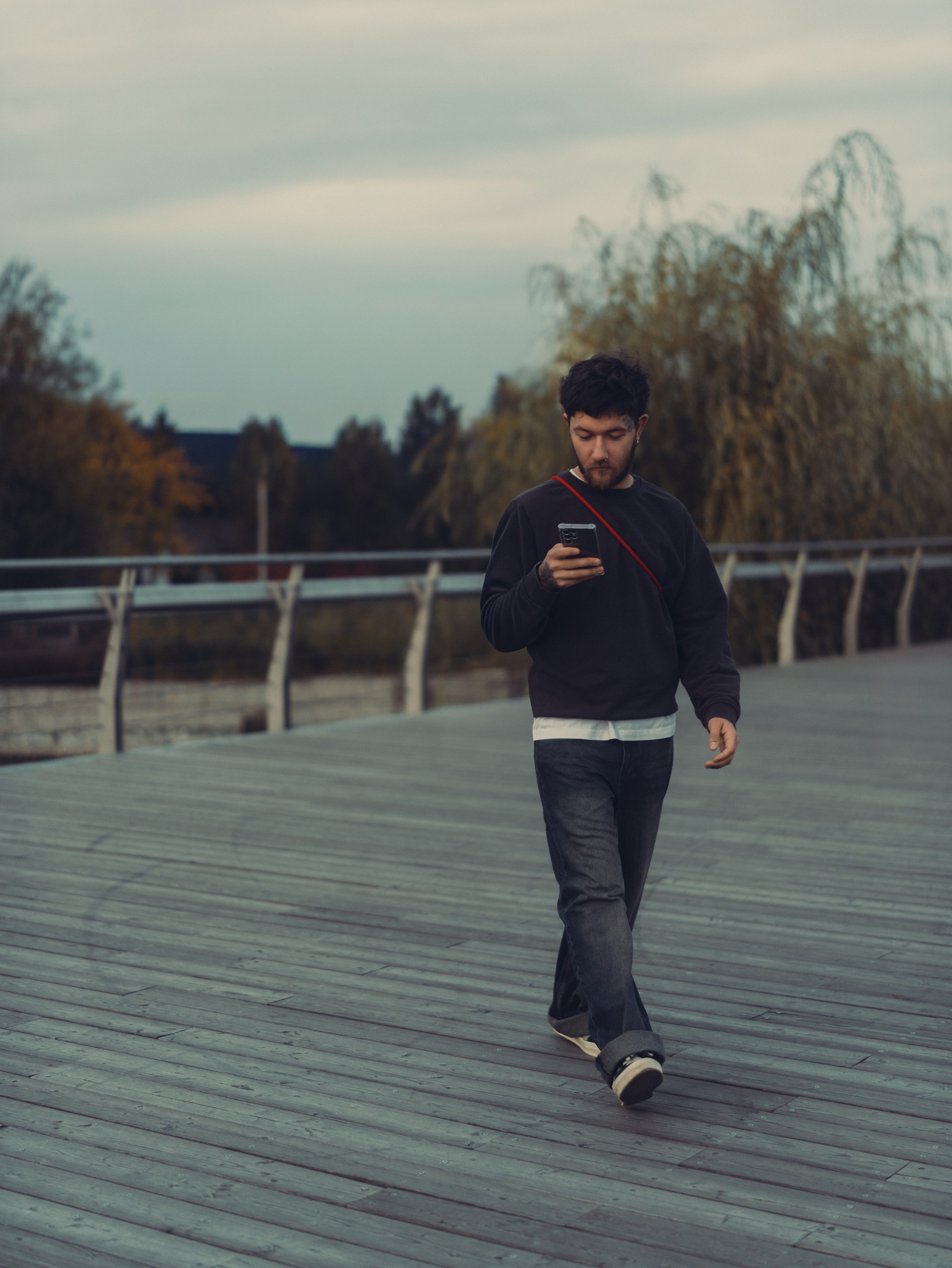 Men's photo shoot on Lake Kaban in Kazan with Eric