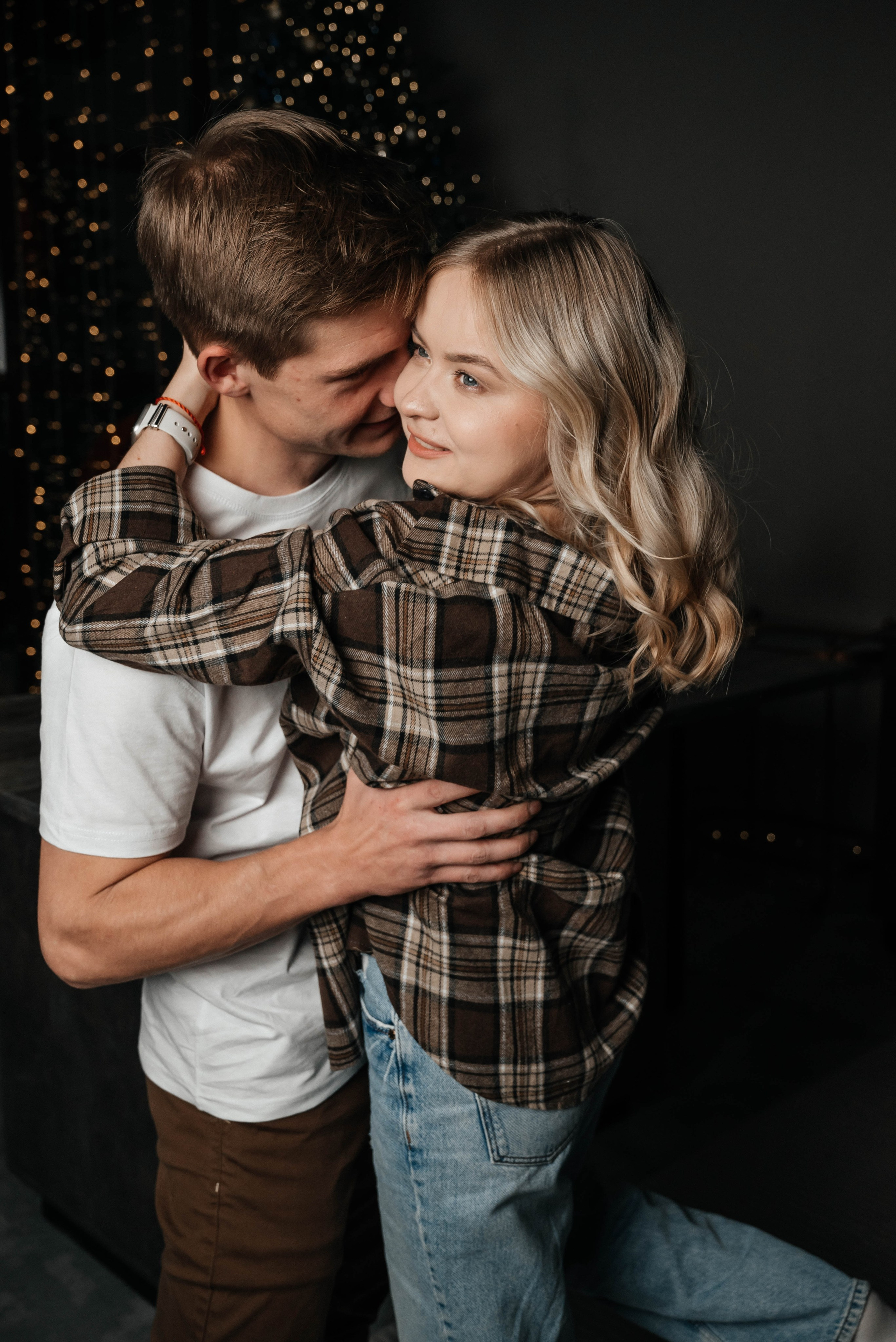 Новогодняя съёмка для Марии и Ивана. Свадебный и семейный фотограф г. Ярославль Савинская Анастасия