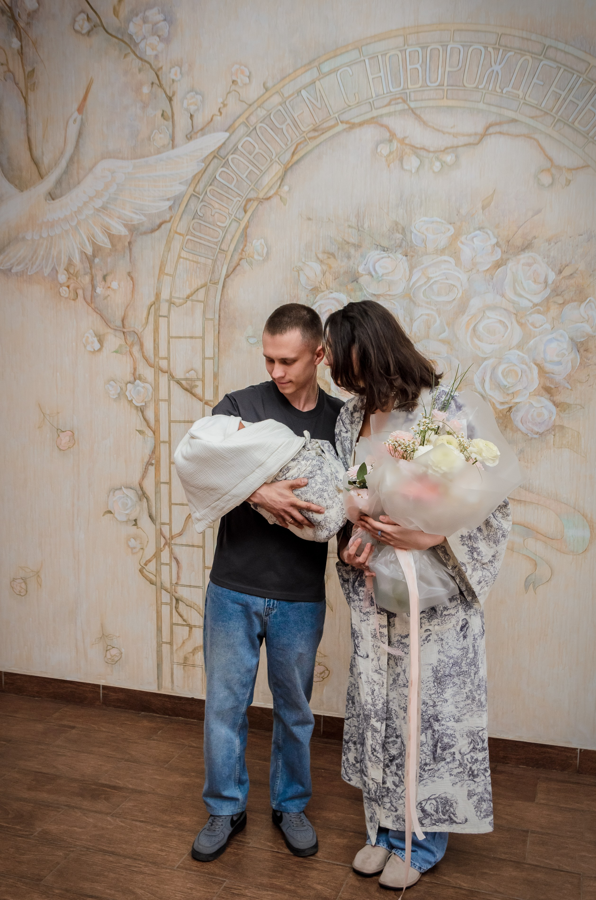Фотограф на выписку из роддома в Рязани Валя Лялина. Фотограф новорождённых в Рязани, фотосъемка выписки из роддома, крещен