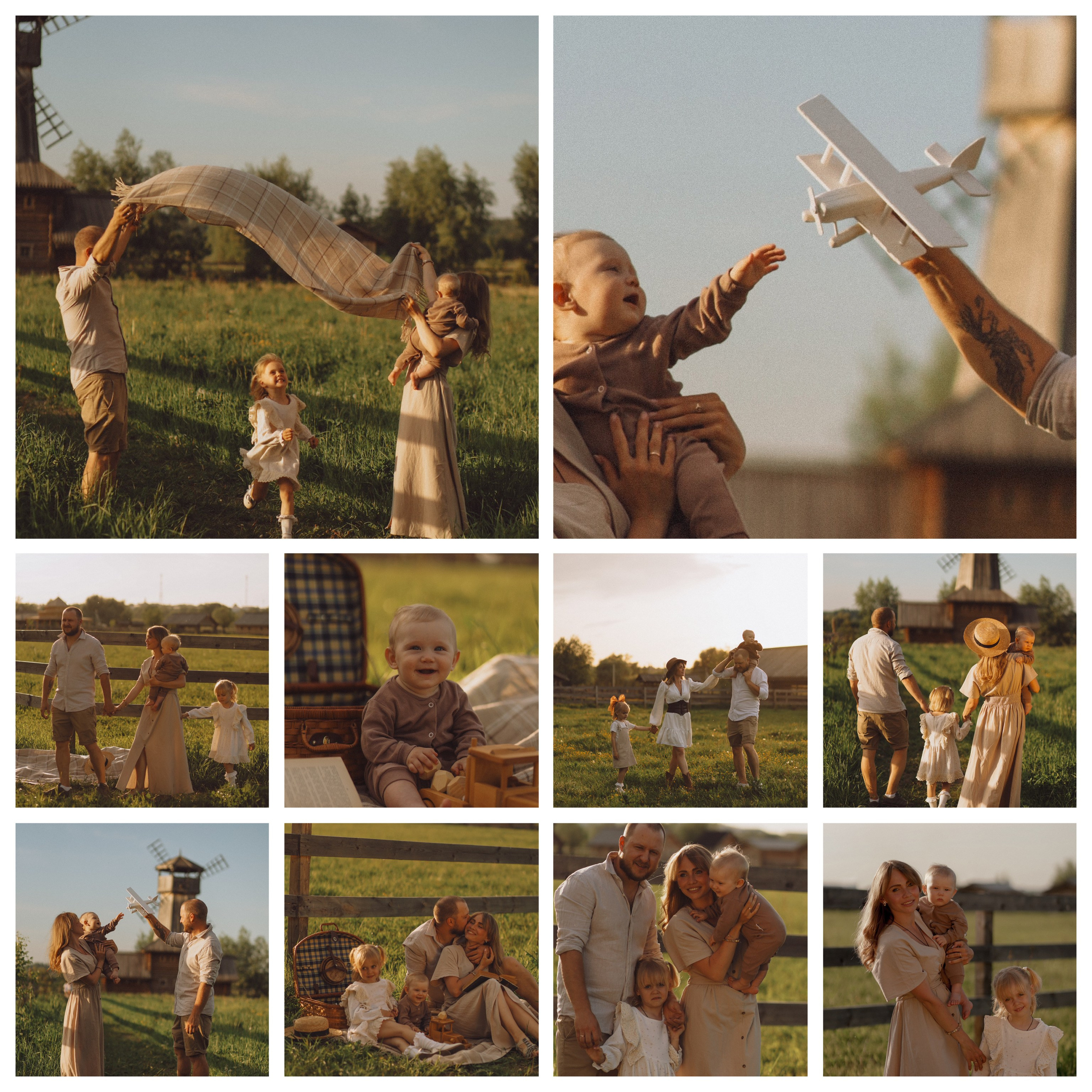 Семейная прогулка в парке. Семейный и женский фотограф