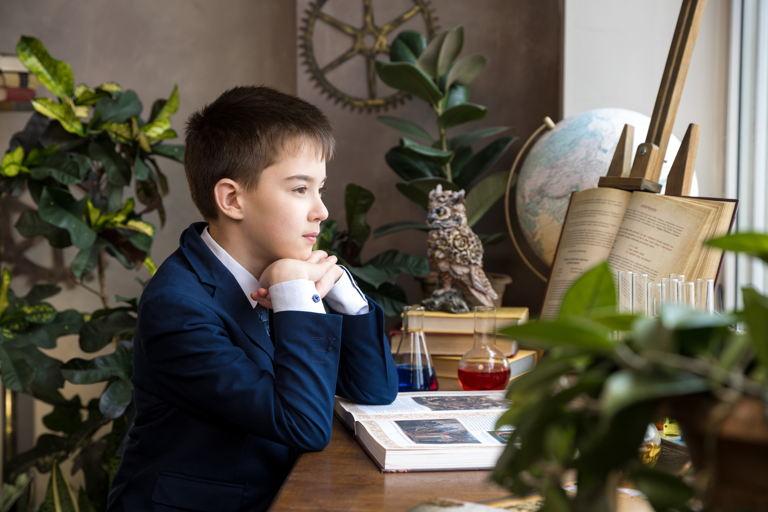 Портреты для четвертого класса в студии. Выпускные альбомы Евгении Виноградовой г. Липецк