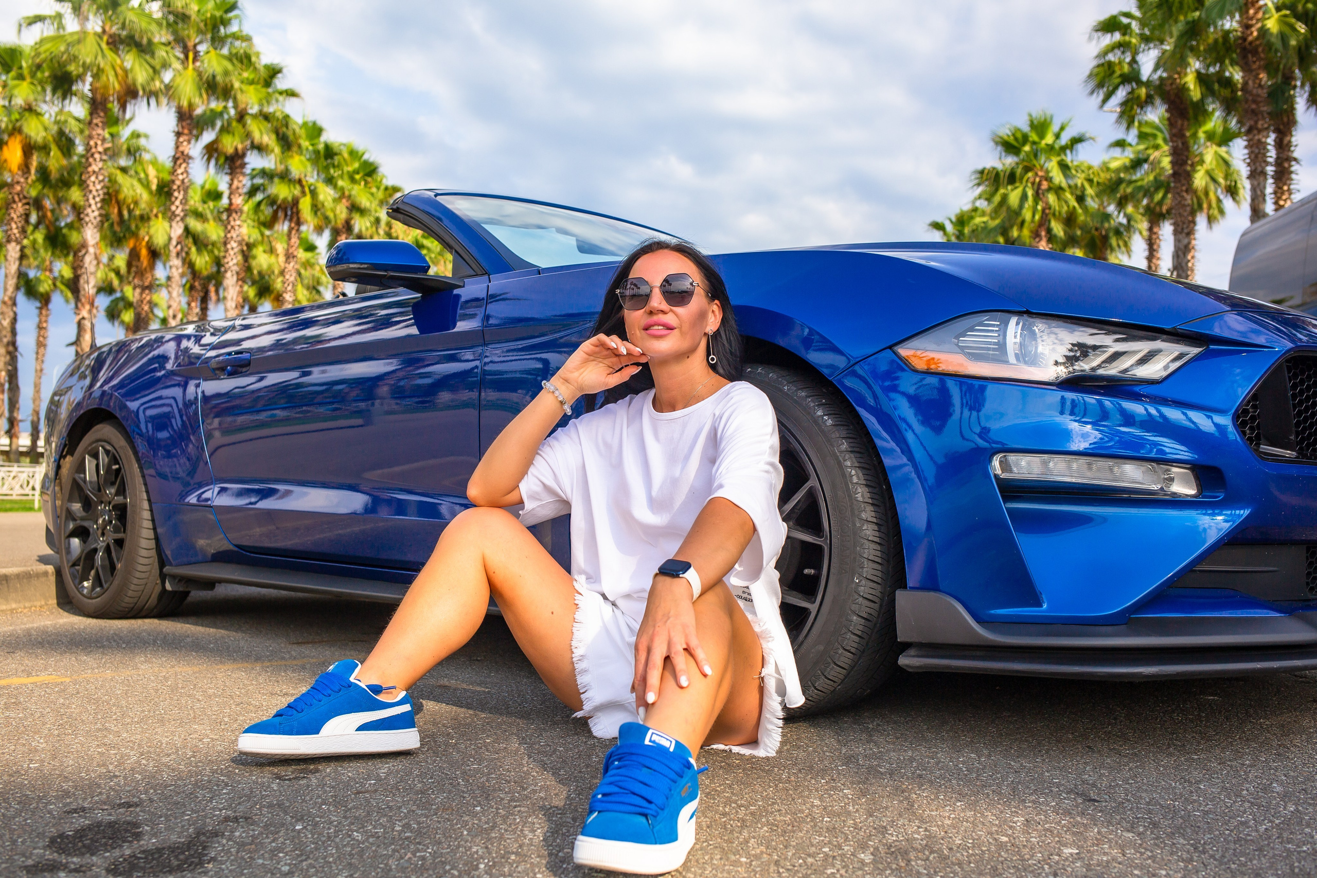 фотосессия в пальмовой аллее