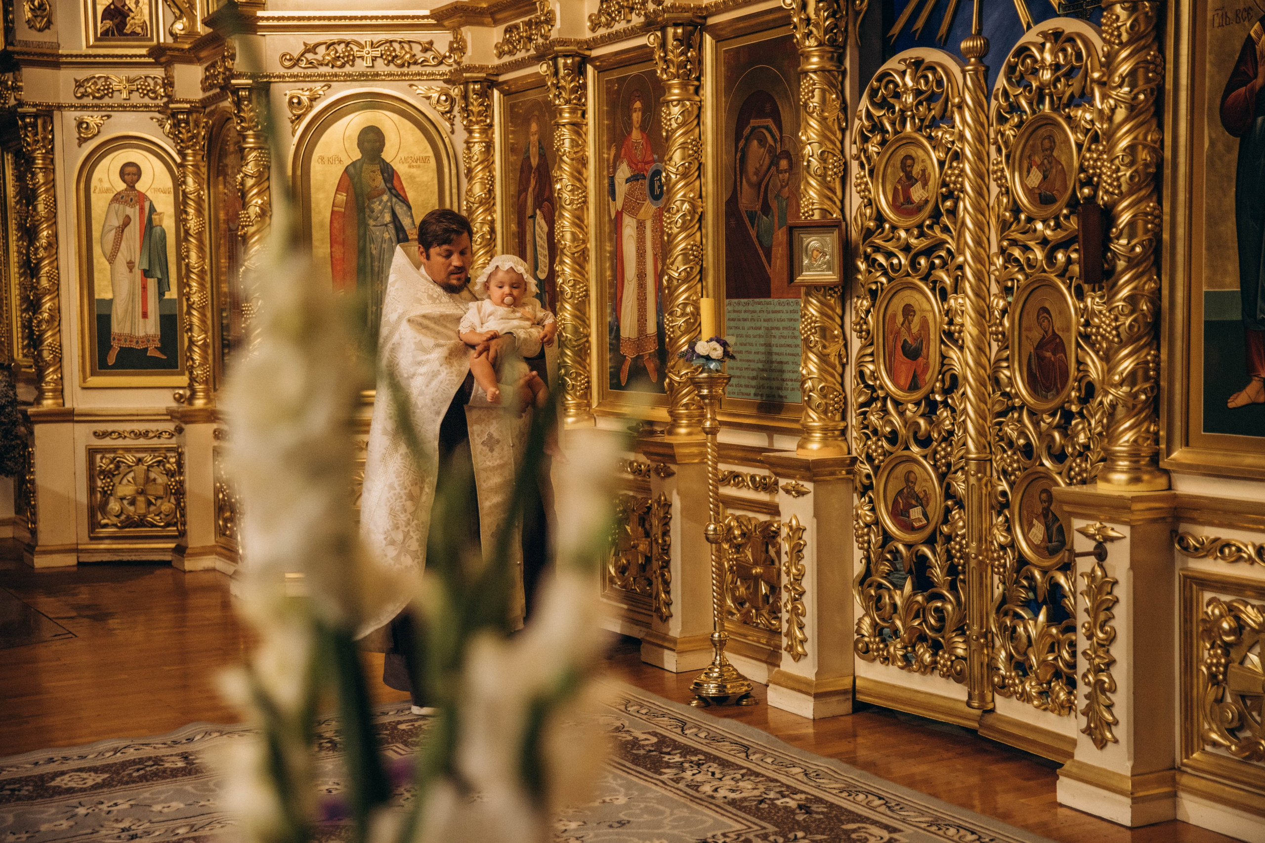 Таинство Крещения. Фотограф новорожденных в Волгограде и Волжском Карина Воробьева