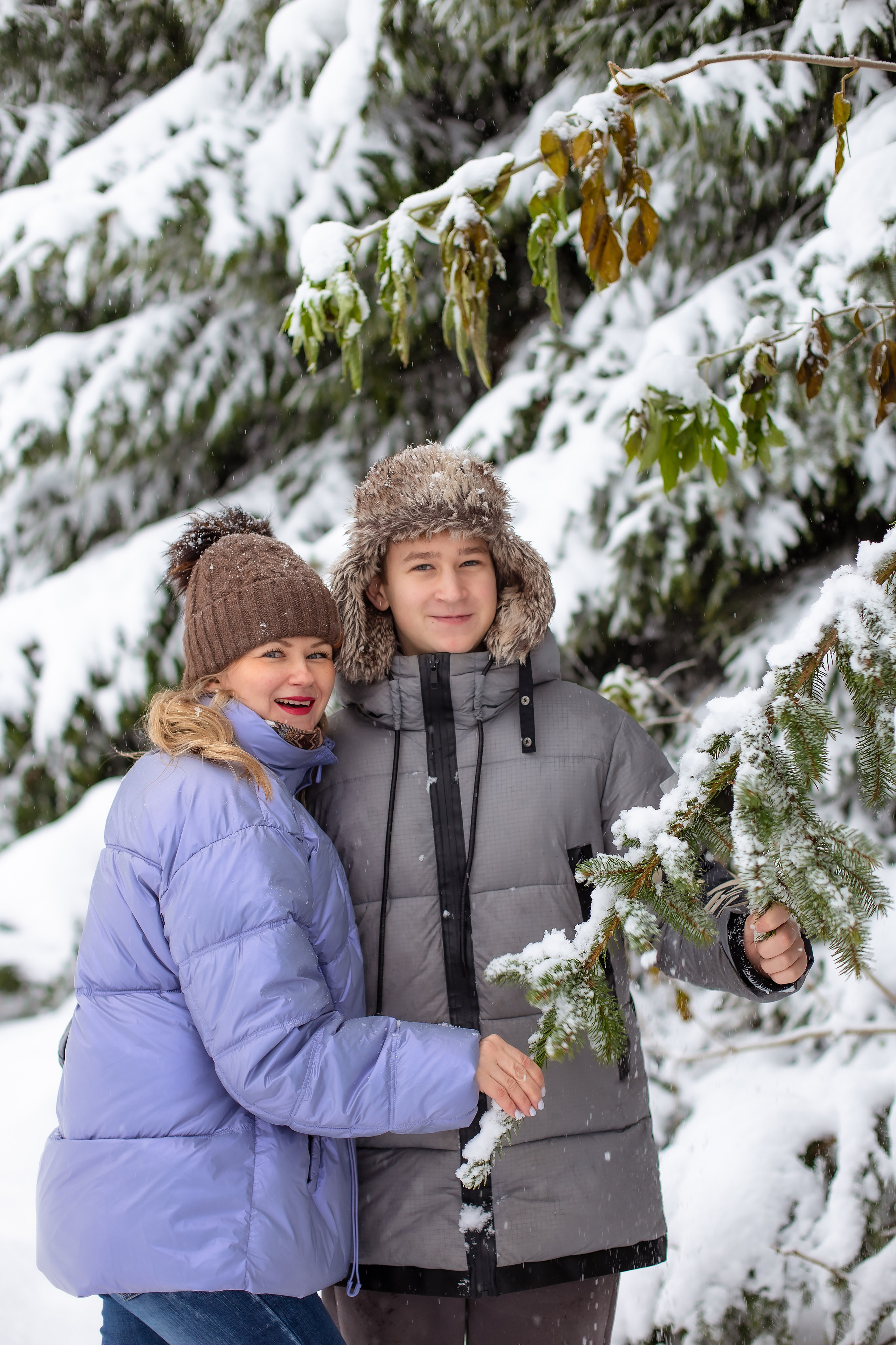 Катя и Тима. Когда выпал снег. Фотограф в Калининграде Решетникова Алина