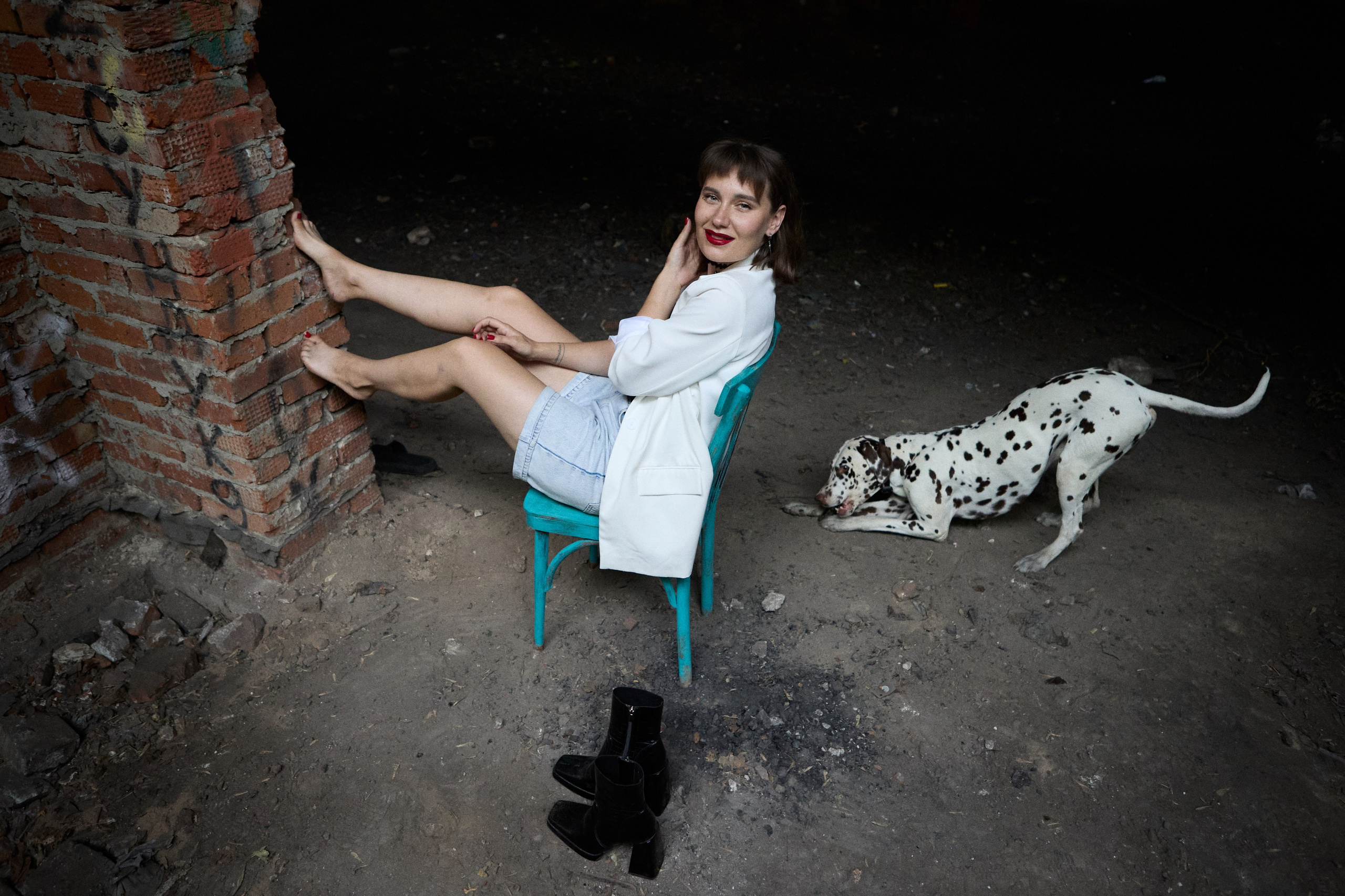 фотосессия на развалинах в подольске