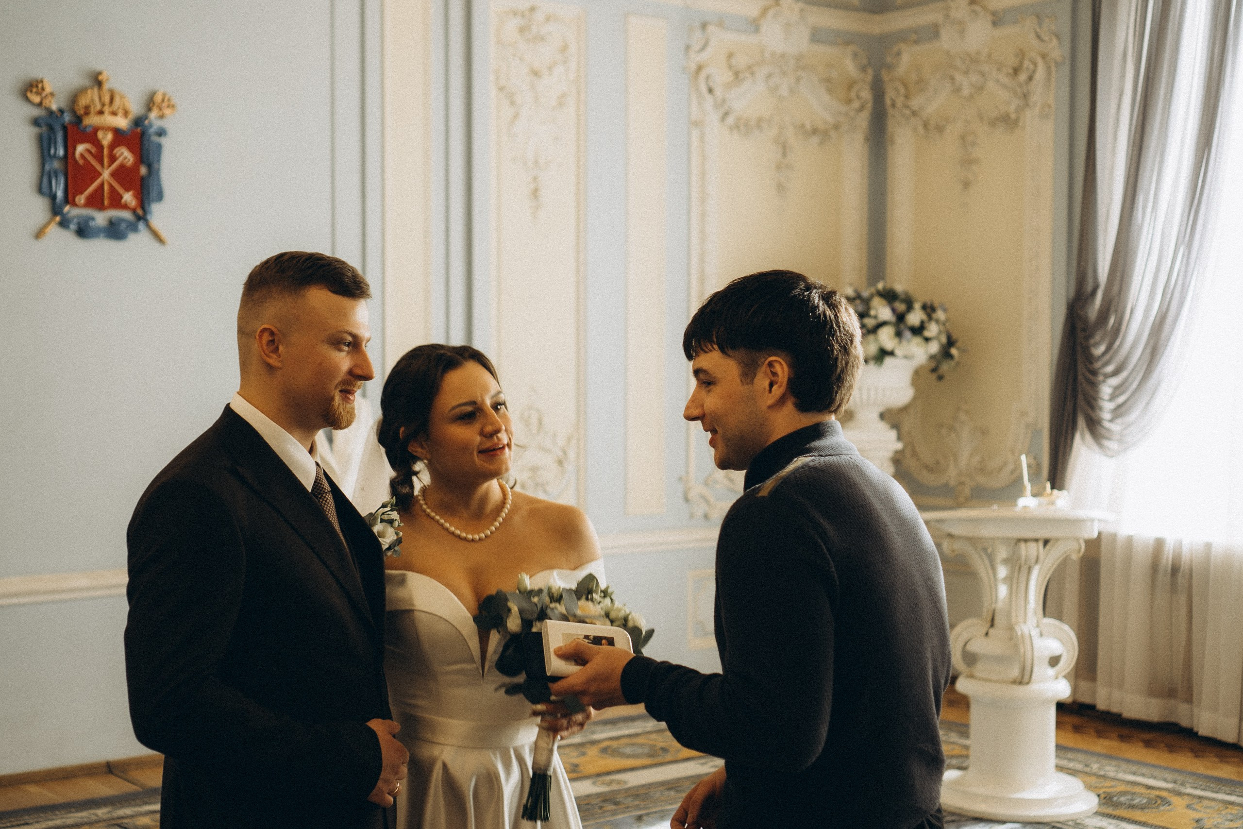 СВАДЕБНАЯ СЬЕМКА ВО ВТОРОМ ДВОРЦЕ БРАКОСОЧЕТАНИЯ. Профессиональный фотограф, Санкт-Петербург — Виктория Богомолова