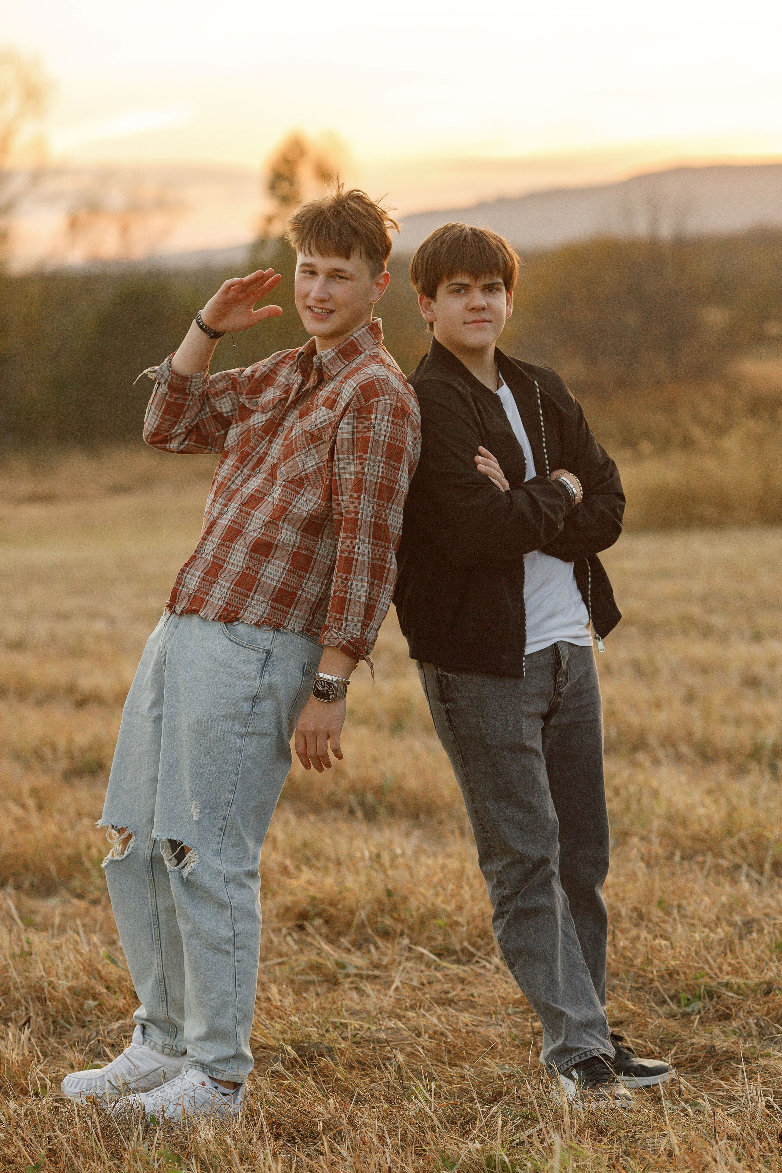 Осень 11 класс (съемка в поле). Photoalbum-vl.ru