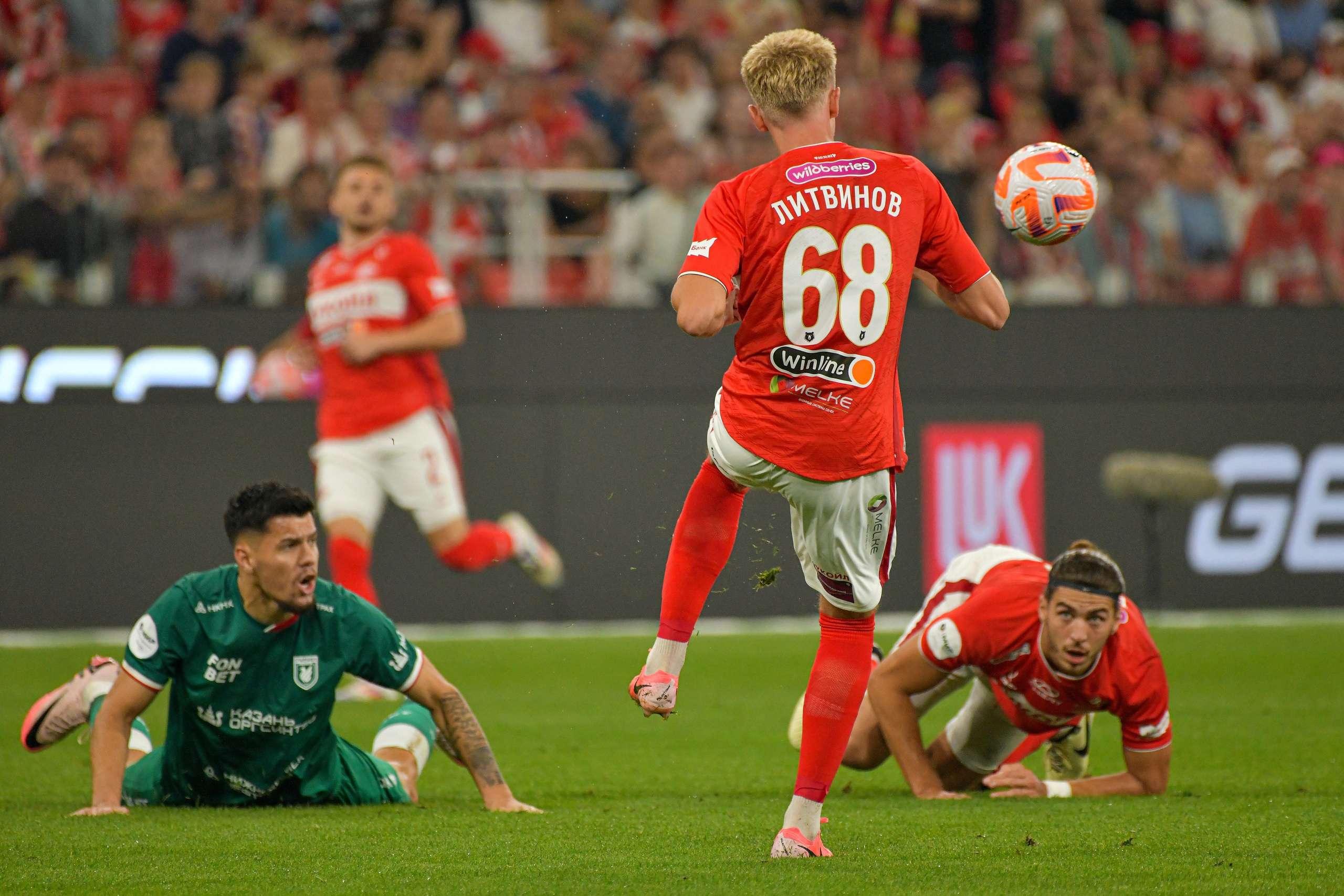 ФК «Спартак-Москва» — ФК «Рубин» 》1:0《 Чемпионат России по футболу. Российская Премьер-Лига. 7 тур. 31.08.2024 «Лукойл Арена» г. Москва. Свой взгляд через объектив