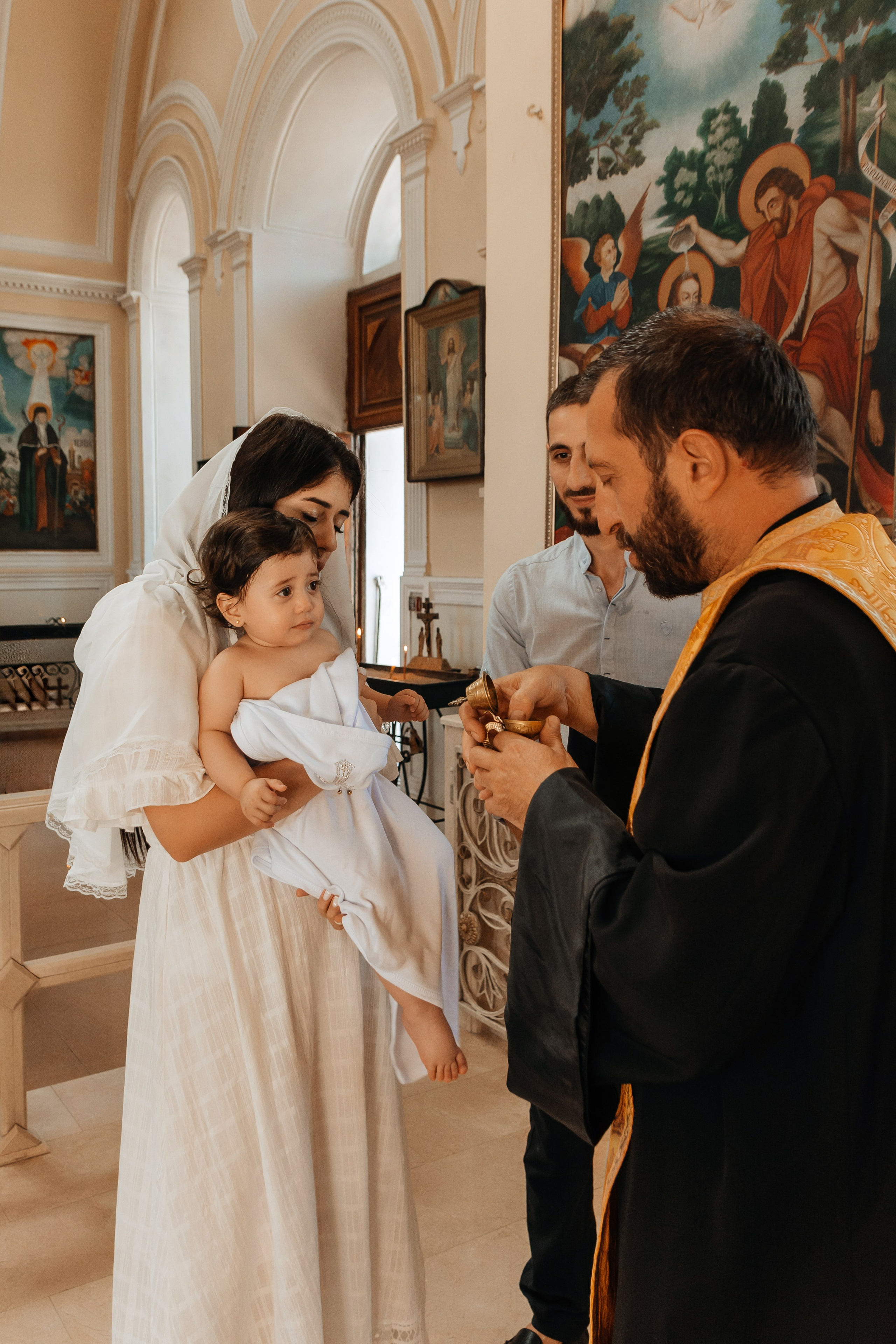 Крещение Евы церковь Сурб Хач. Семейный и детский фотограф Кущ Наташа
