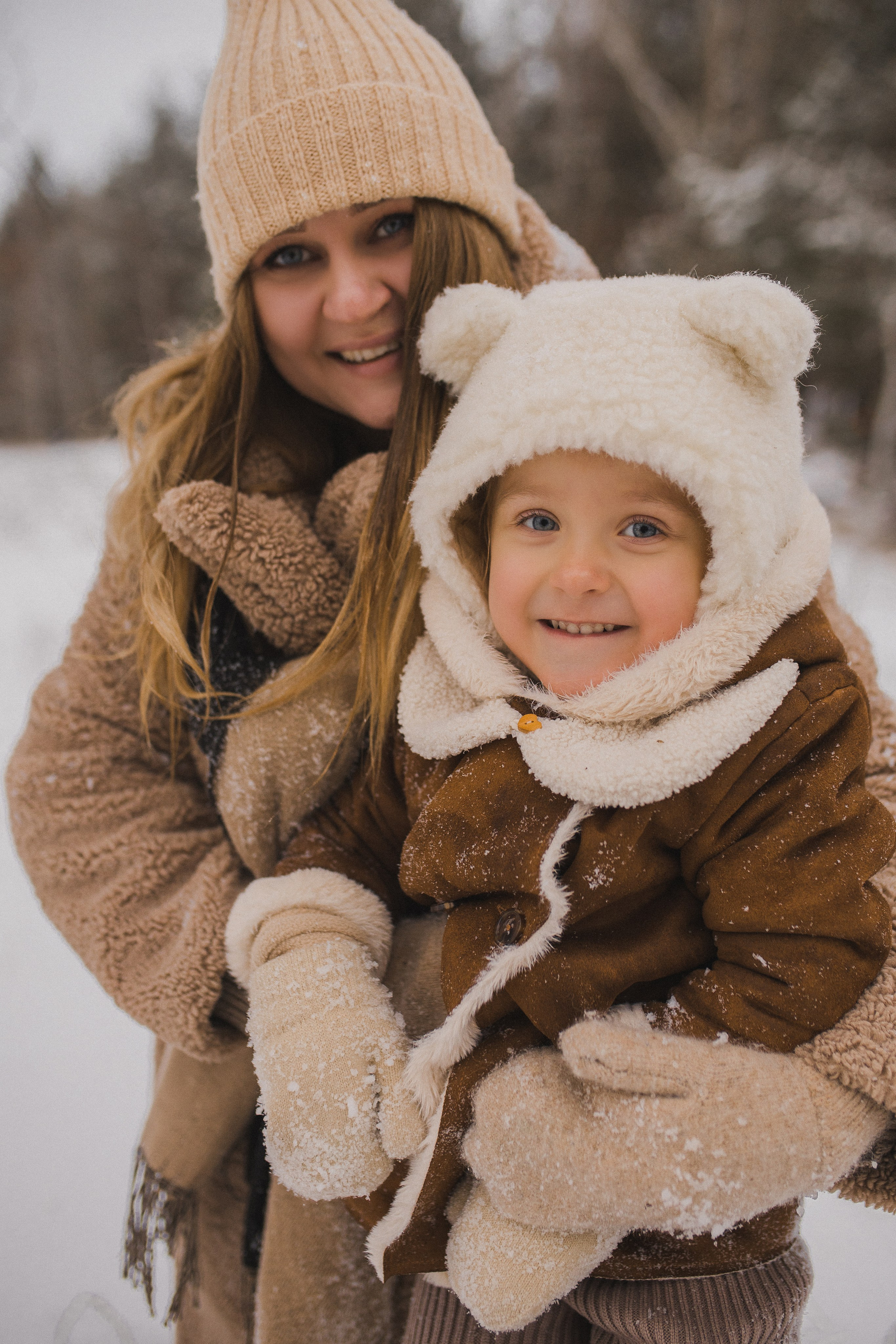 Зимние Даша и Кирюшка. Свадебный и семейный фотограф в Белгороде Евгения Курочкина