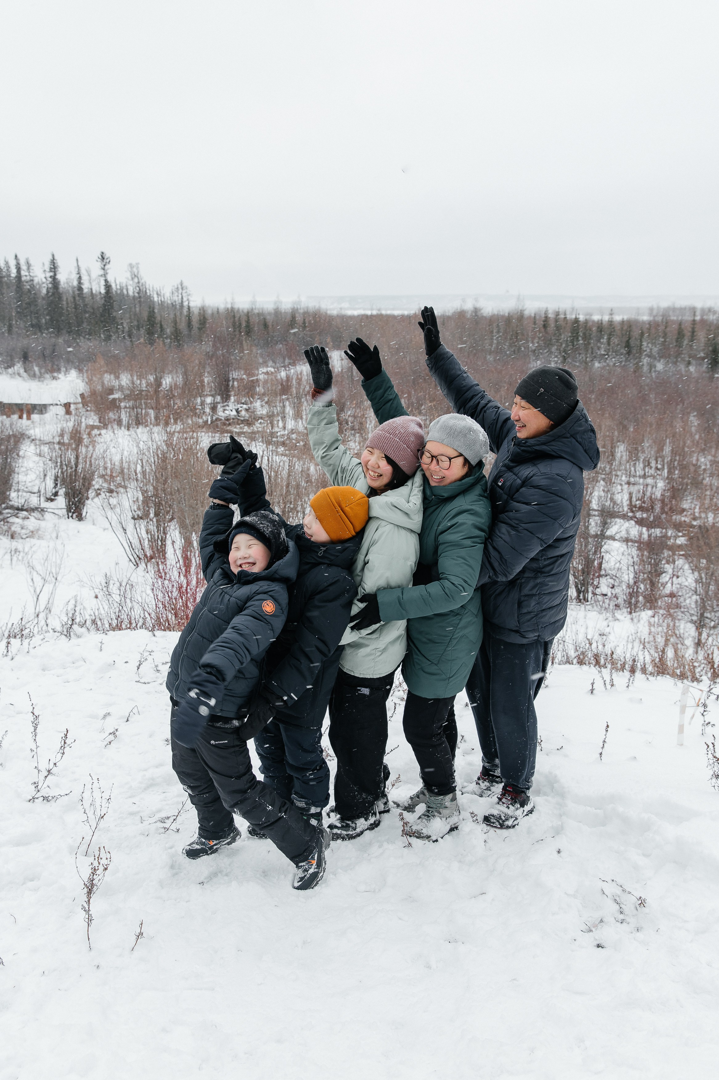 Степановы. Воронистая Анастасия. Фотограф Якутия, Томпонский район