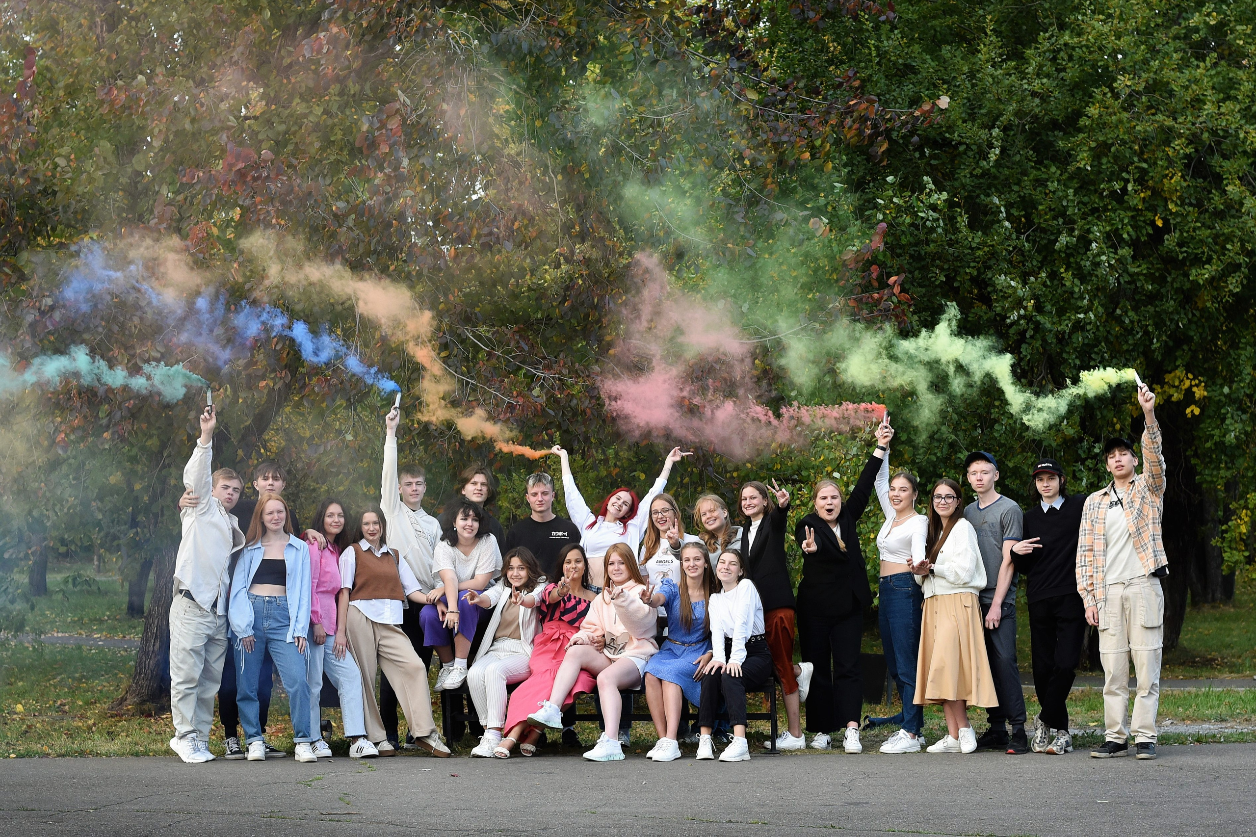 ФОТОСЕССИЯ В ПАРКЕ осень. Школьный фотограф ЛАРИСА МАТВЕЕНКО