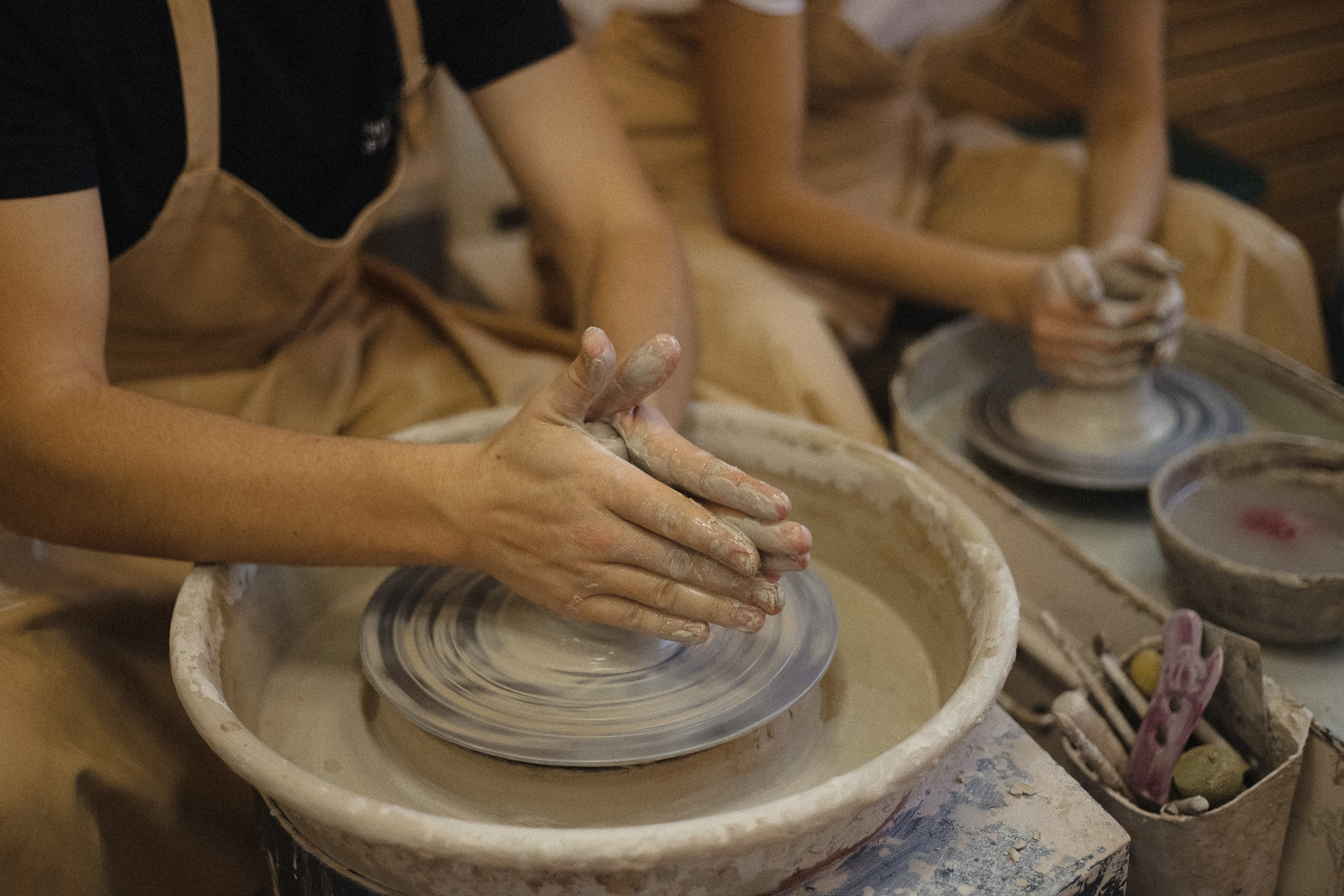 Парная фотосессия в гончарной мастерской. Семейный, love story, свадебный фотограф Анапа
